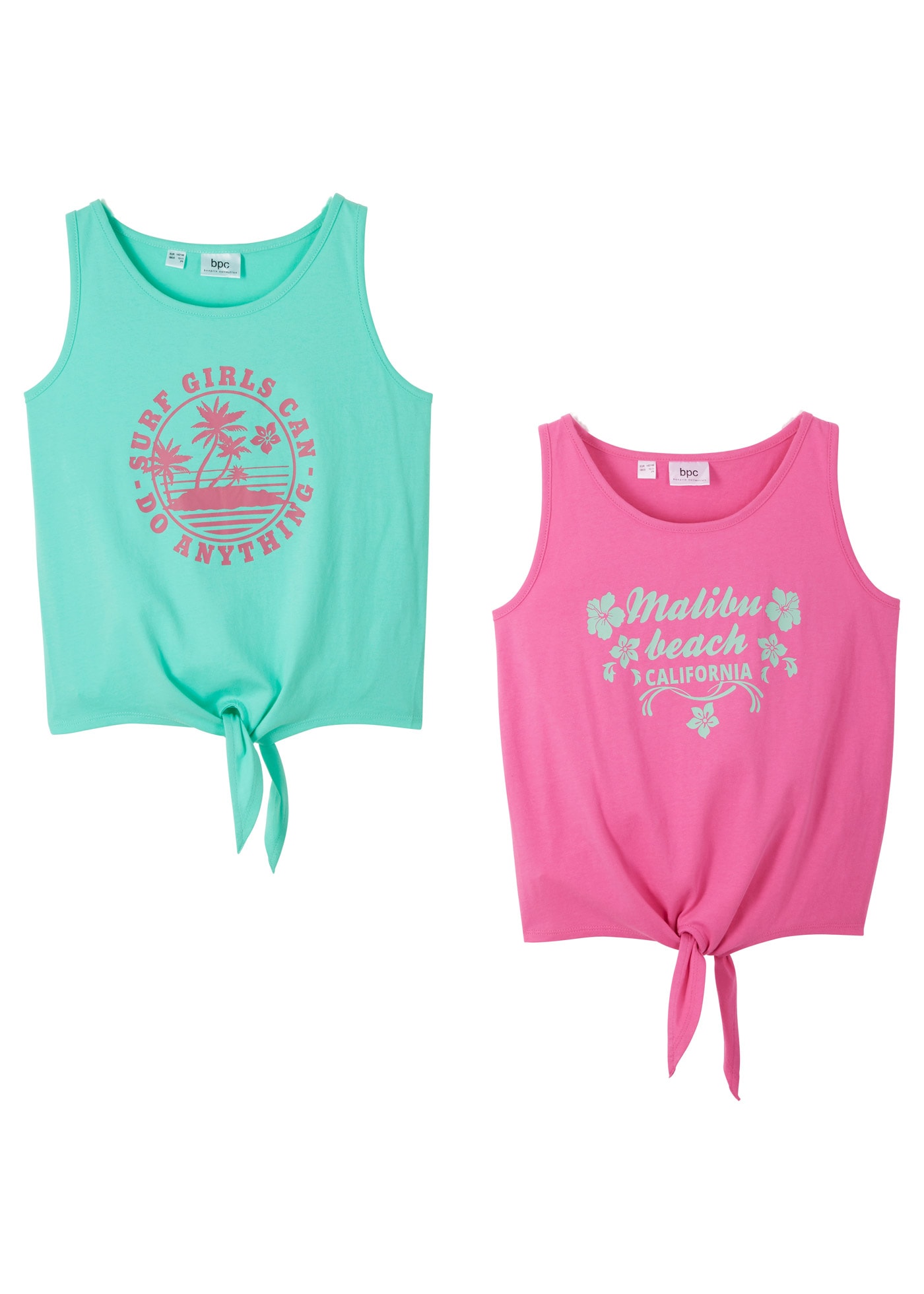 bonprix Shirttop, 2er Packung
