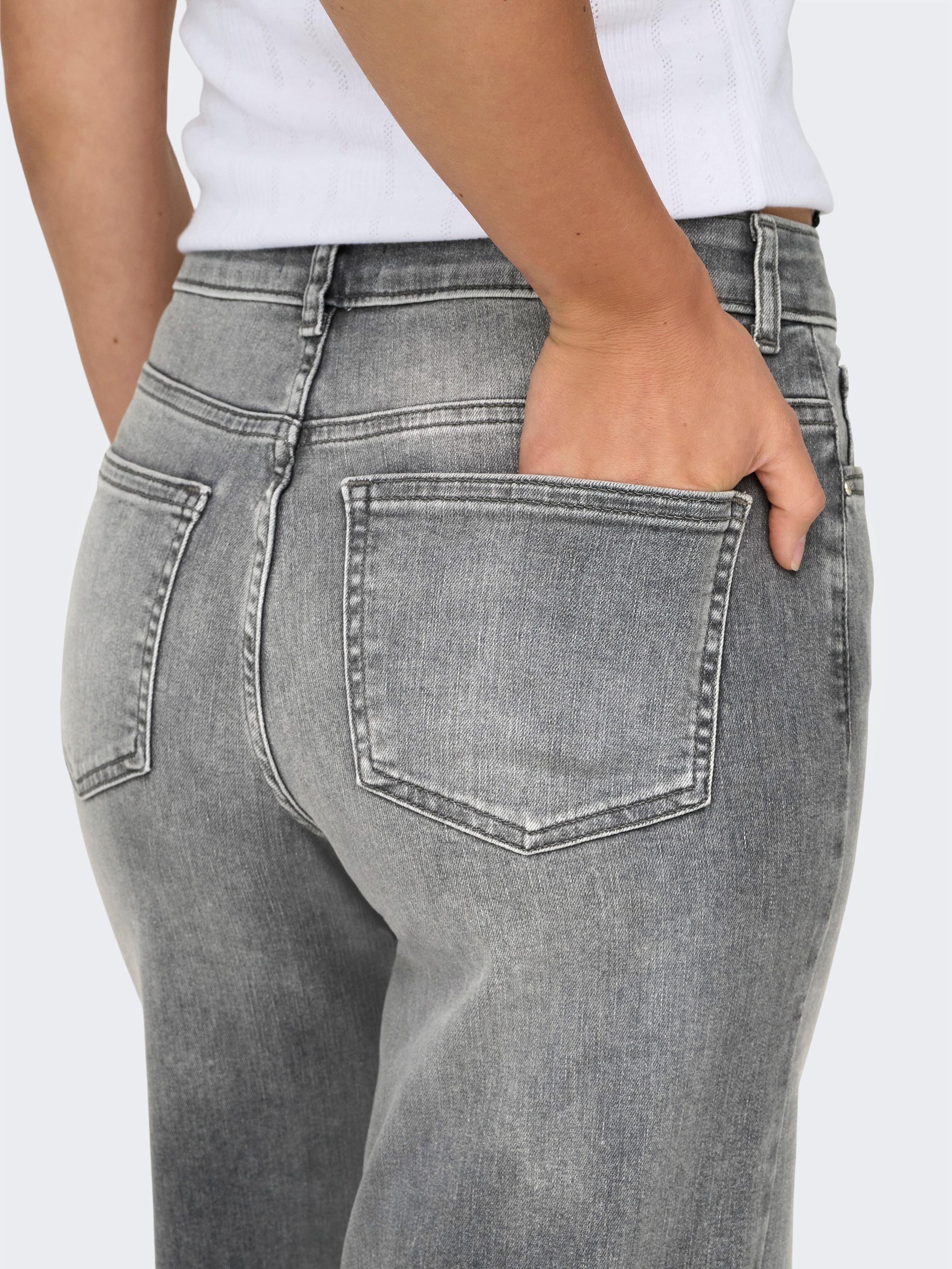 ONLY High-waist-Jeans »ONLMADISON BLUSH HW WID DNM REA0938 NOOS«