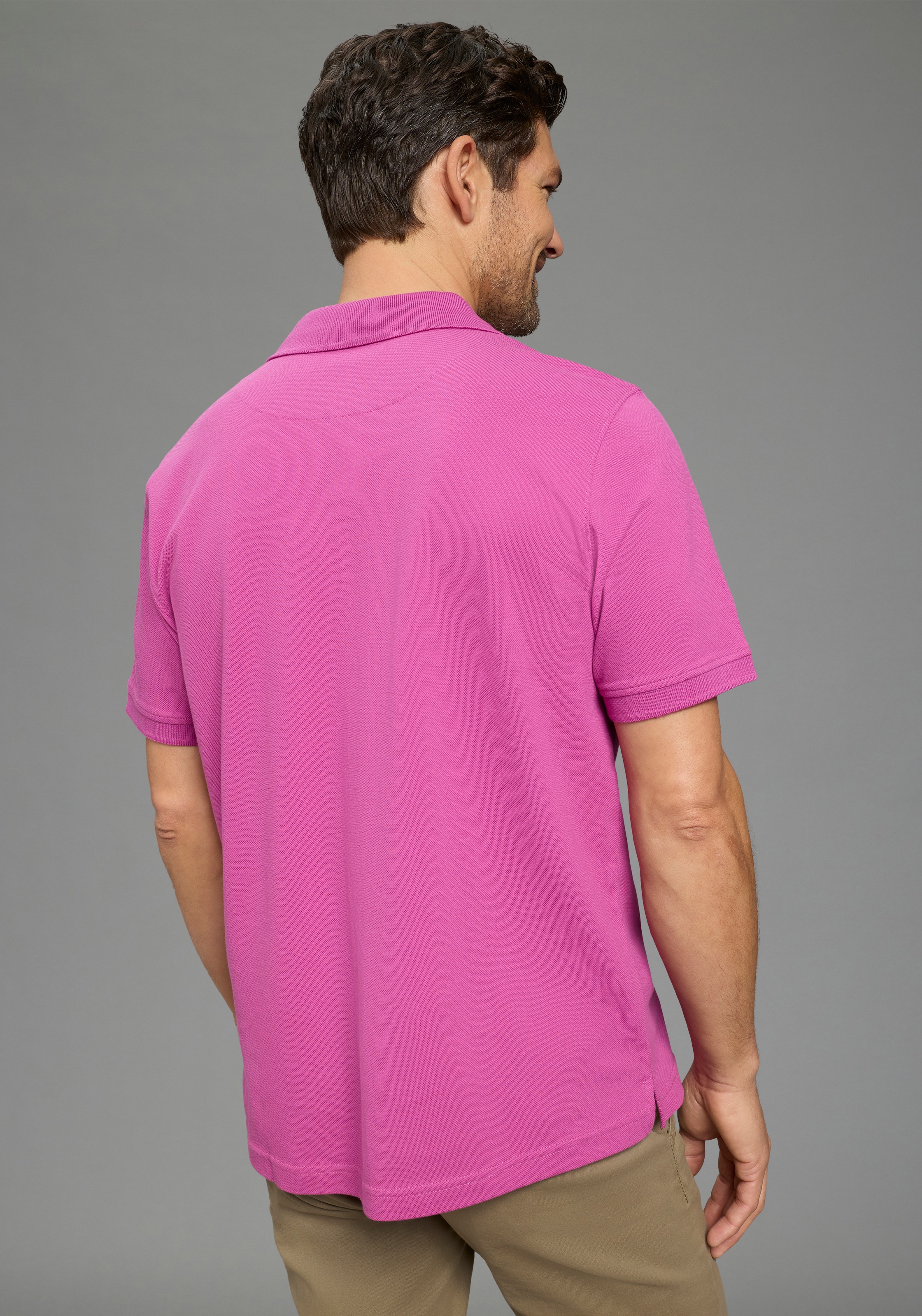 Man's World Polo manches courtes, coupe ample, uni