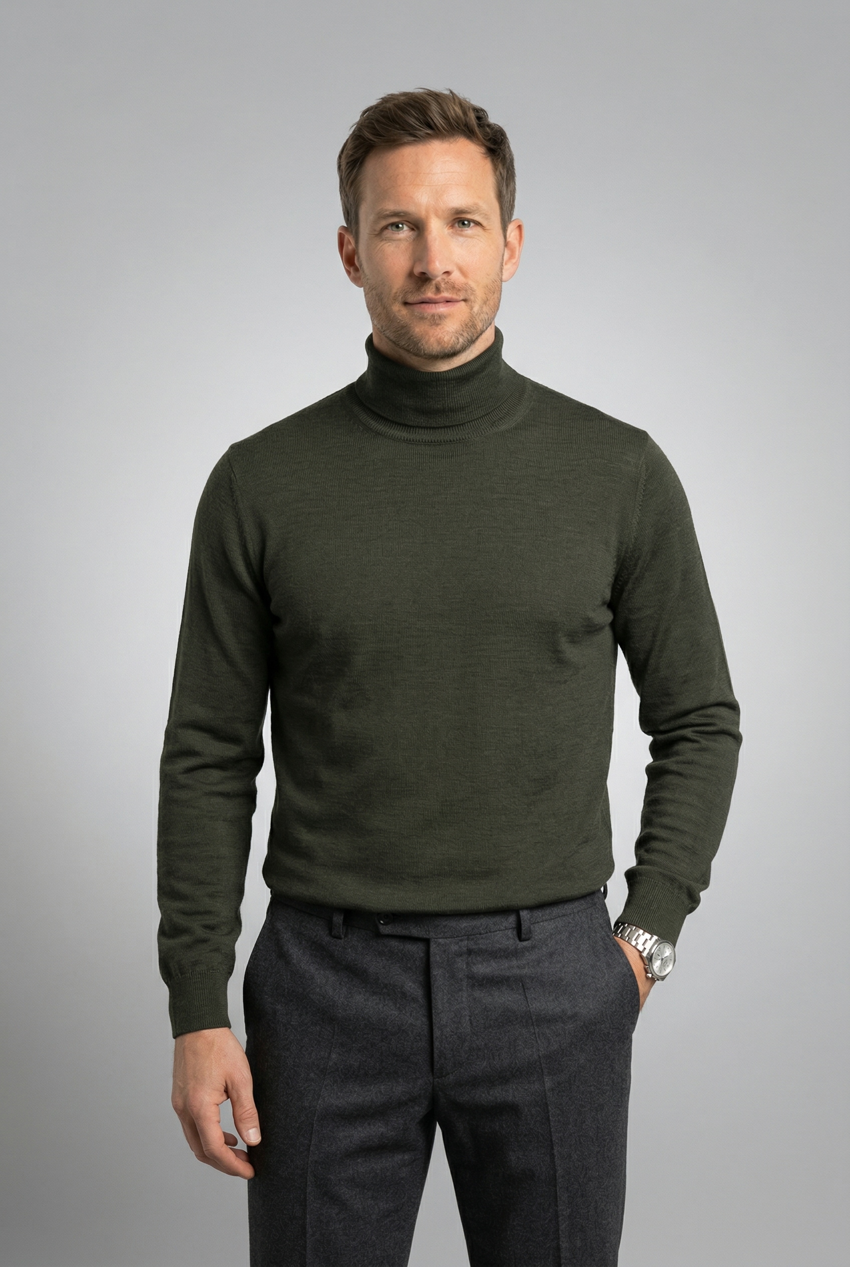 OLYMP Pull à col roulé »OLYMP Strick Casual«