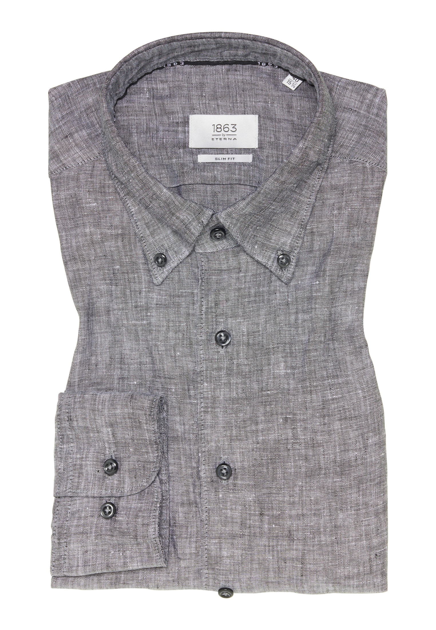 Eterna Langarmhemd »SLIM FIT«, EASY IRON (bügelleicht)