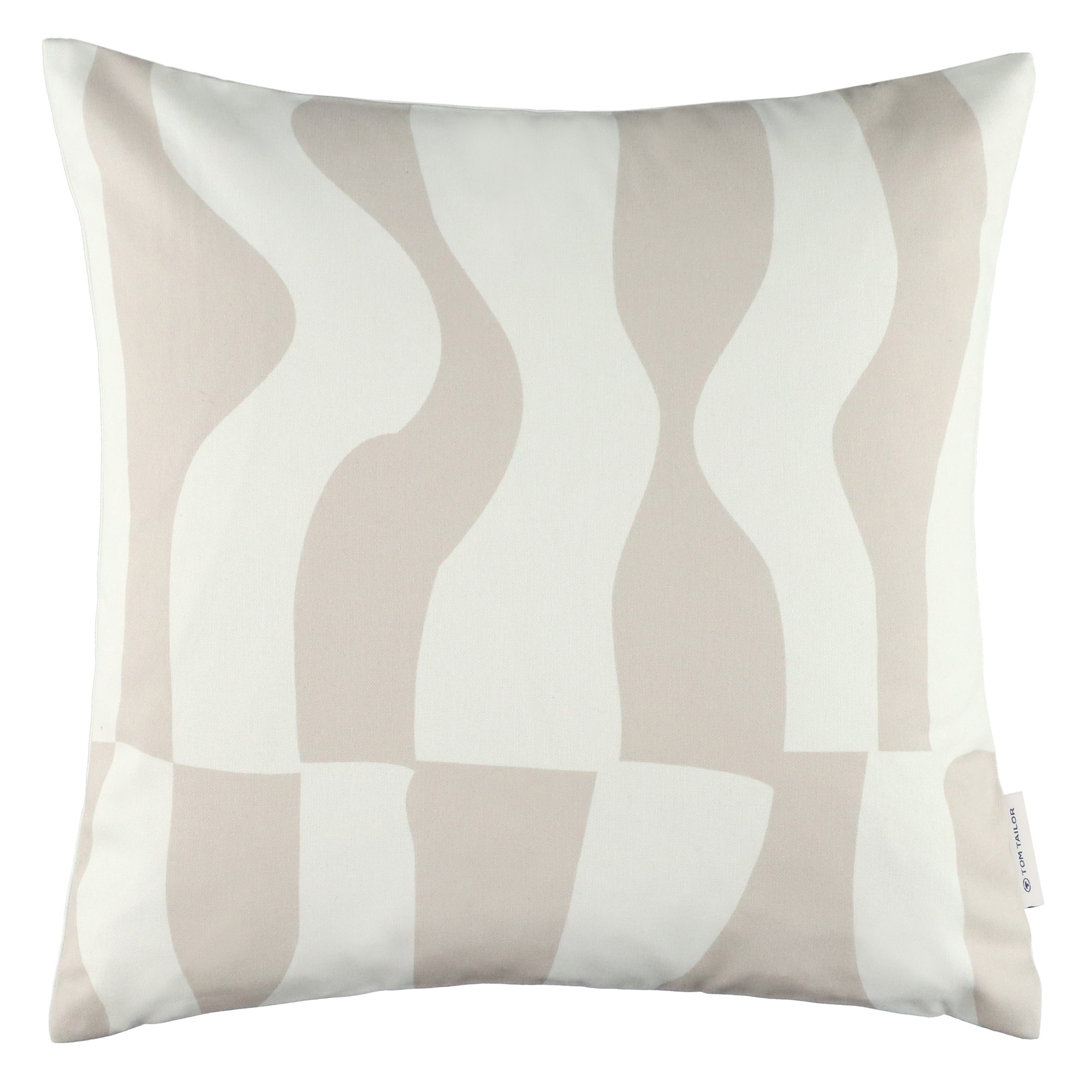 Image of TOM TAILOR HOME Kissenbezug "Modern Waves" modernes Wellenmotiv