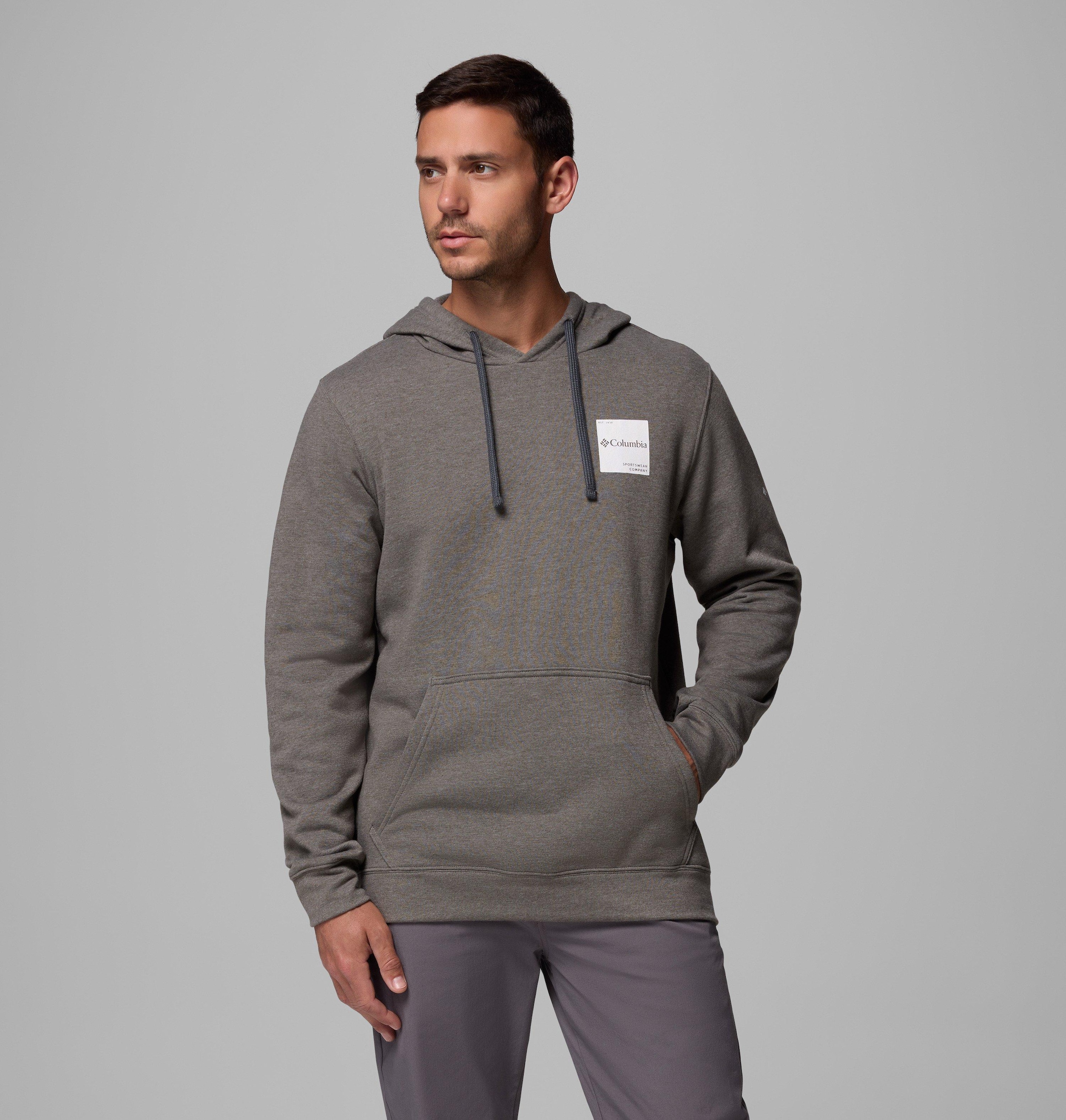 Image of Columbia Kapuzensweatshirt "Columbia Trek™ Hoodie", für sportliche Aktivitäten, mit Kapuze und Kordelzug, mit Logodruck