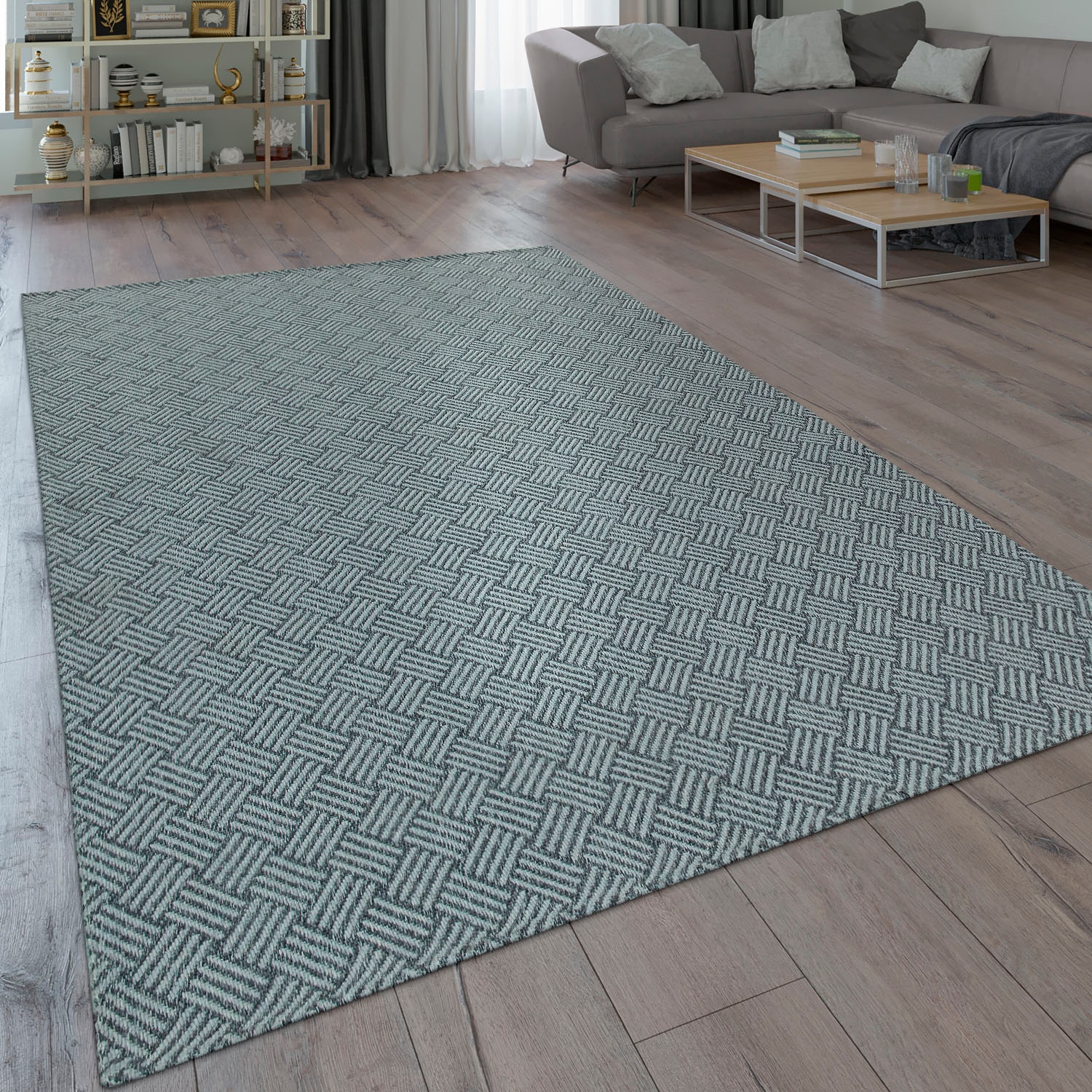 Paco Home Teppich »Varadero 461«, rechteckig, 3D-Design, Kurzflor,  Wohnzimmer bequem kaufen | Kurzflor-Teppiche