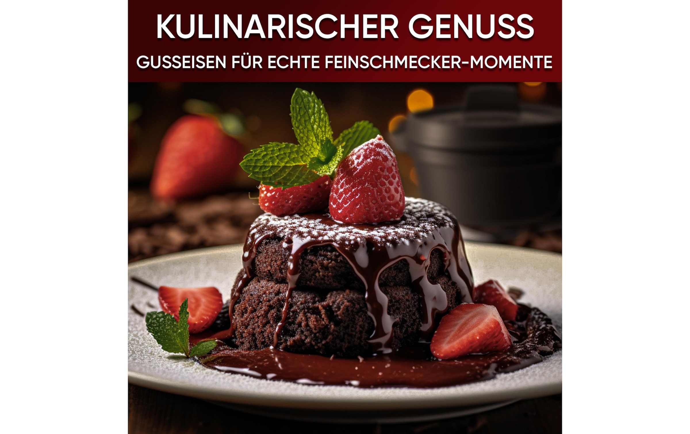   Marmite à barbecue »Gusskoenig Mini Dutch Set 6 Töpfe, Rezeptbuch«