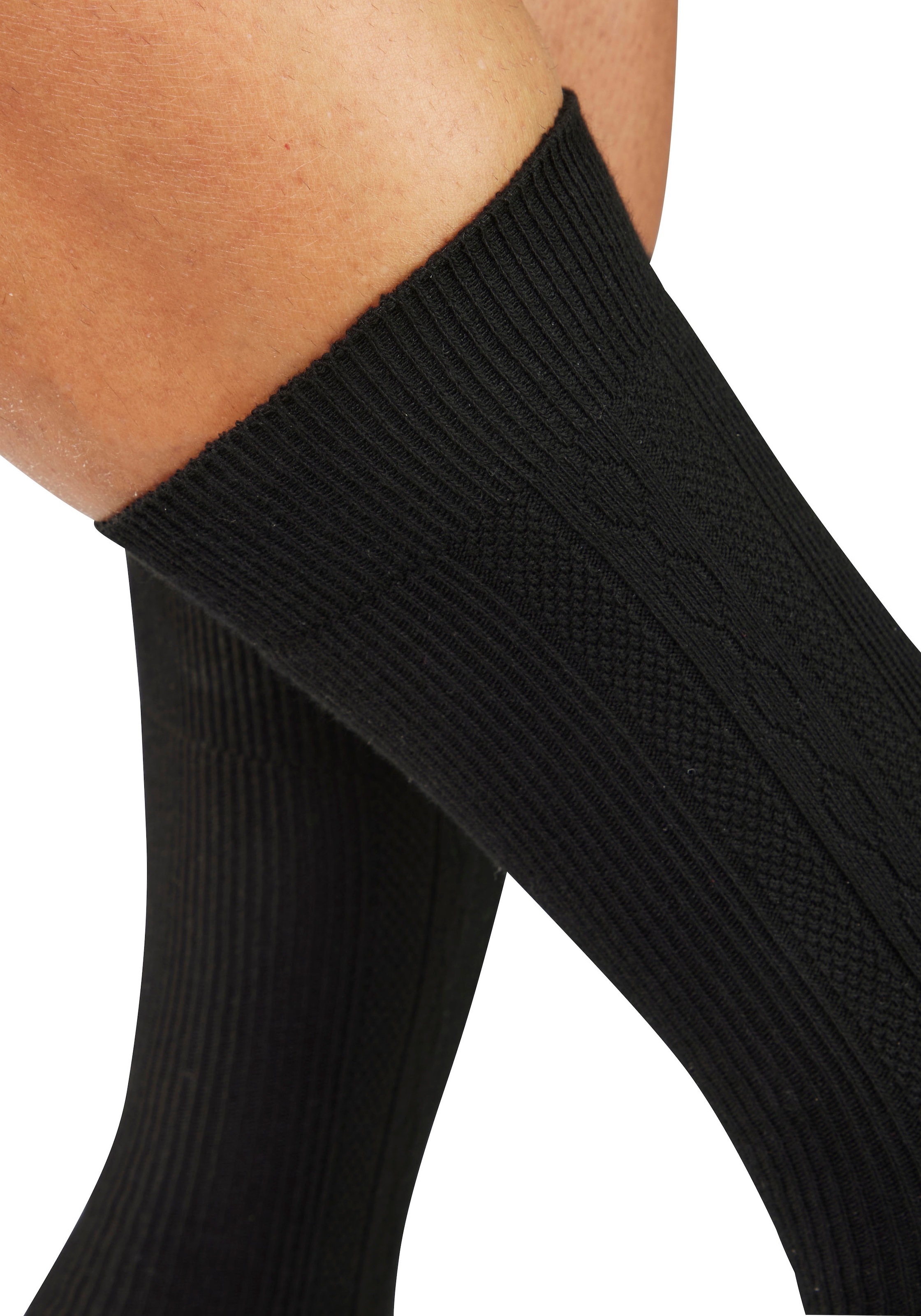 H.I.S Businesssocken »Klassische Herren, Männersocken, unifarben, ohne drückende Naht« Packung, Anzugsocken, 5 Paar tlg. mit dezent eingestrickten Designs