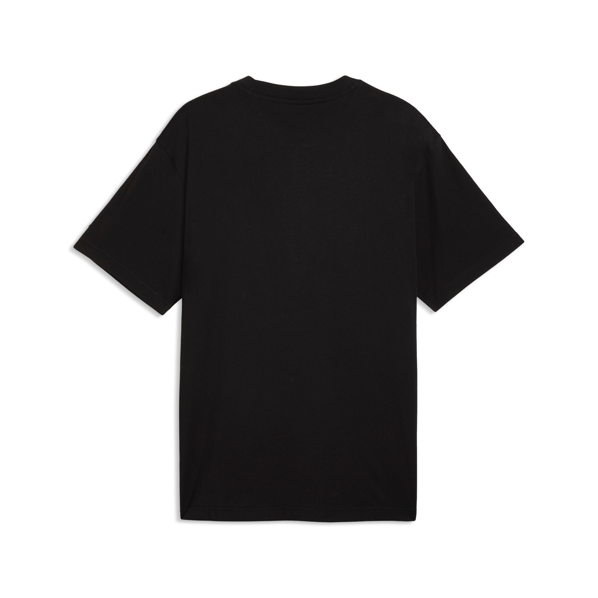 PUMA T-shirt »ESS ELEVATED TAPE RELAXED TEE« à manches courtes, aspect imprimé ou uni, coupe décontractée