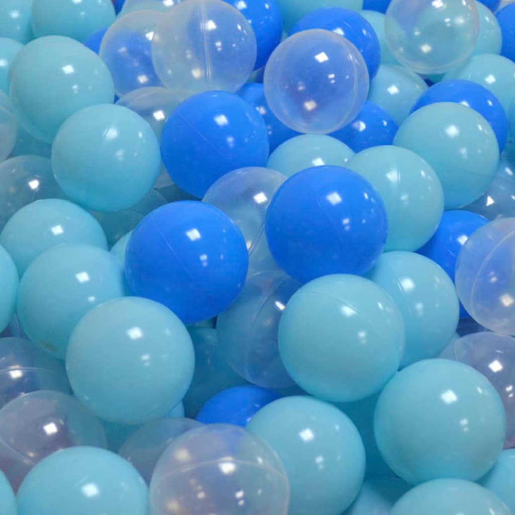 Knorrtoys® Bällebad-Bälle »100 Stück, soft blue/blue/transparent«, (100), 100 Stück