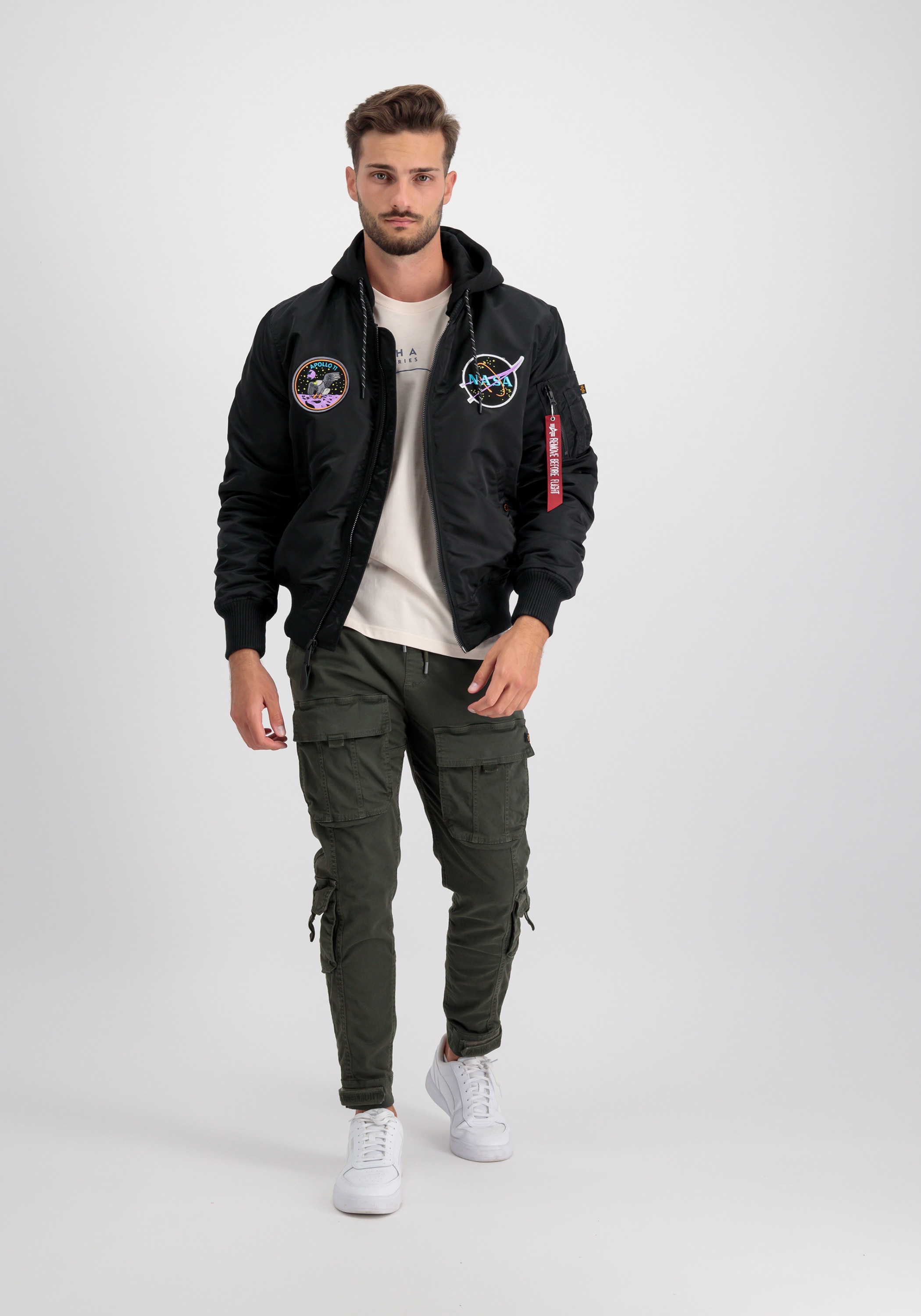 Alpha Industries Bomberjacke »MA-1 VF Hood Dark Side«