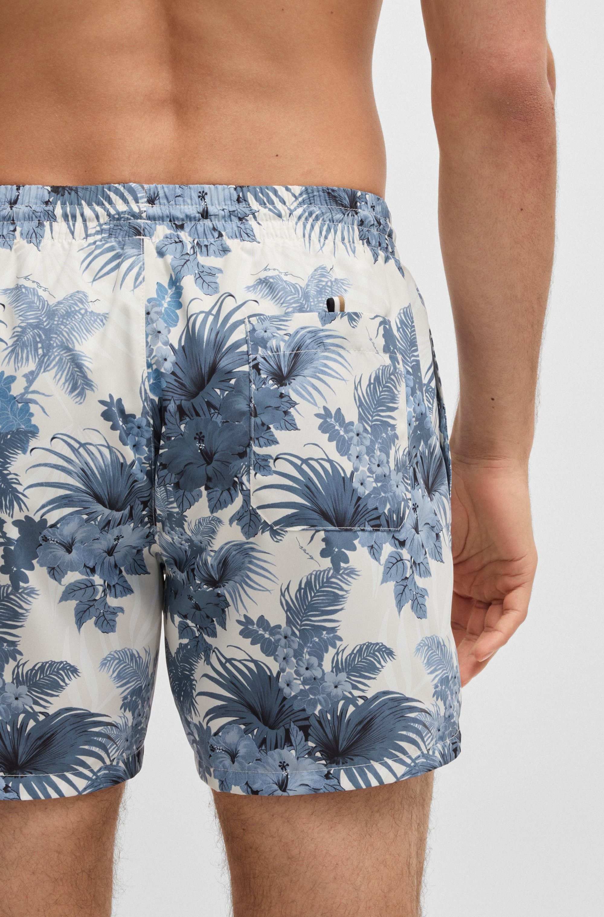 BOSS Badeshorts »Piranha«, mit buntem Alloverdruck