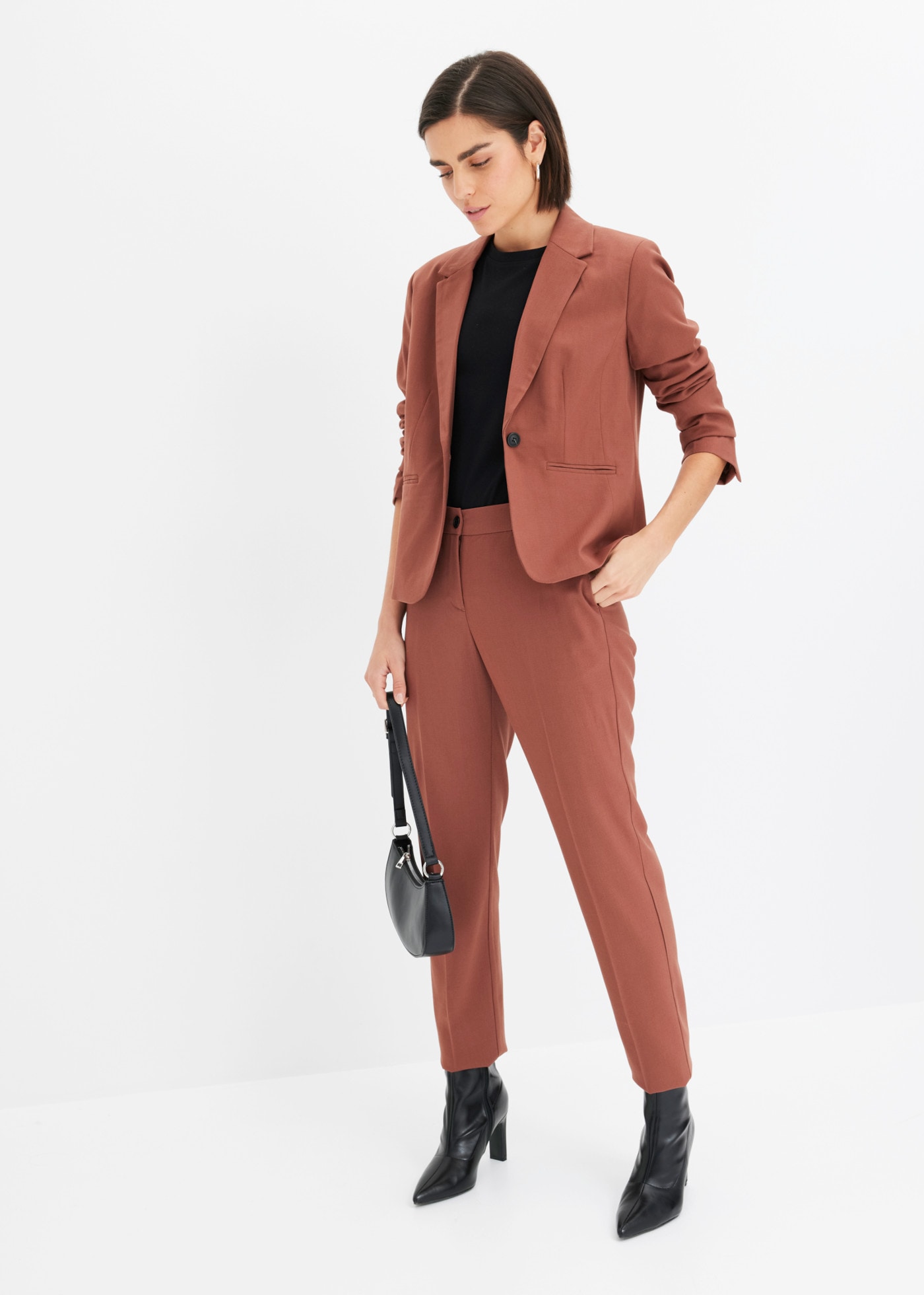 bonprix Jackenblazer »Blazer« festlicher Stil, schmale Passform, mit Paspeltaschen