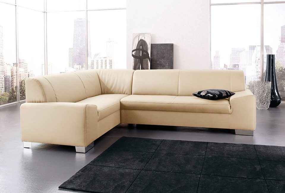 DOMO collection Ecksofa »Alisson L-Form«, wahlweise mit Bettfunktion