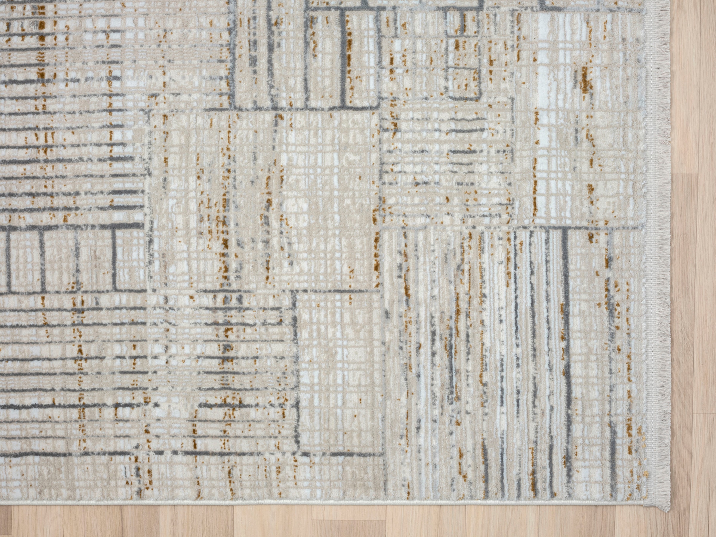 Myflair Möbel & Accessoires Teppich »My Love, LAGERRÄUMUNG!« rechteckig 10 mm Höhe Kurzflor, Retro-Style, besonders weich durch Microfaser, mit Fransen