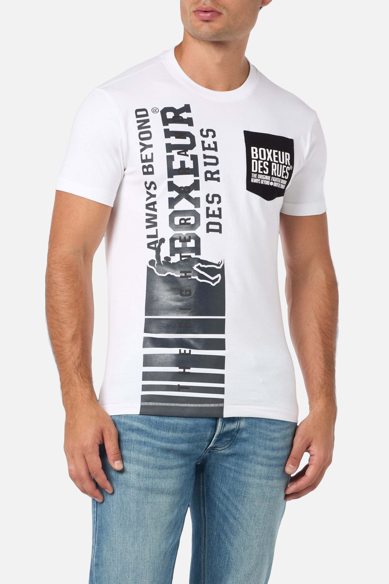 BOXEUR DES RUES T-Shirt »BOXEUR DES RUES T-Shirt Short Sleeve Tee With Pocket«