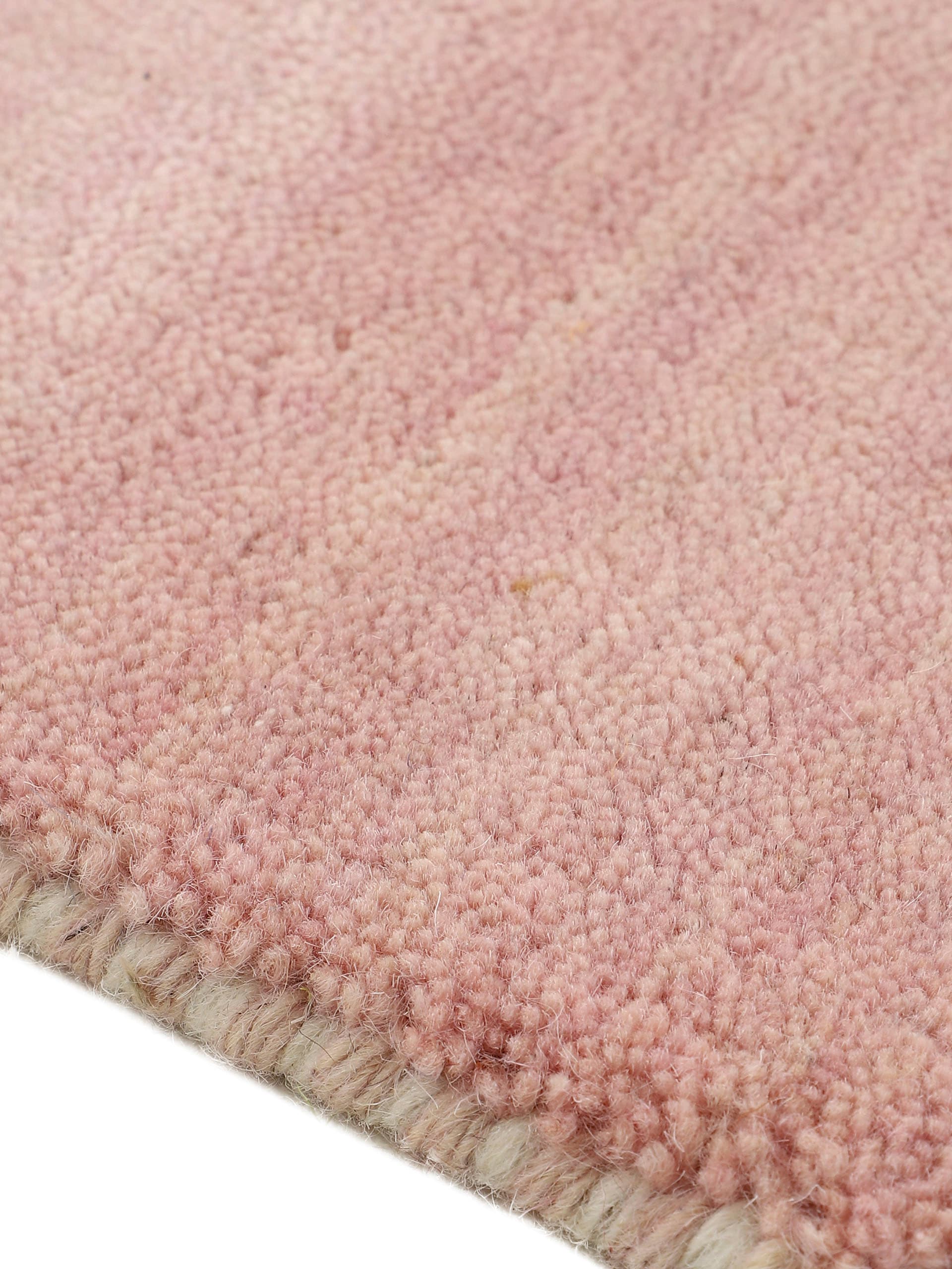 carpetfine Wollteppich »Gabbeh Uni«, rund, reine Wolle handgewebt, Gabbeh Tiermotiv warmes Raumklima viele Grössen