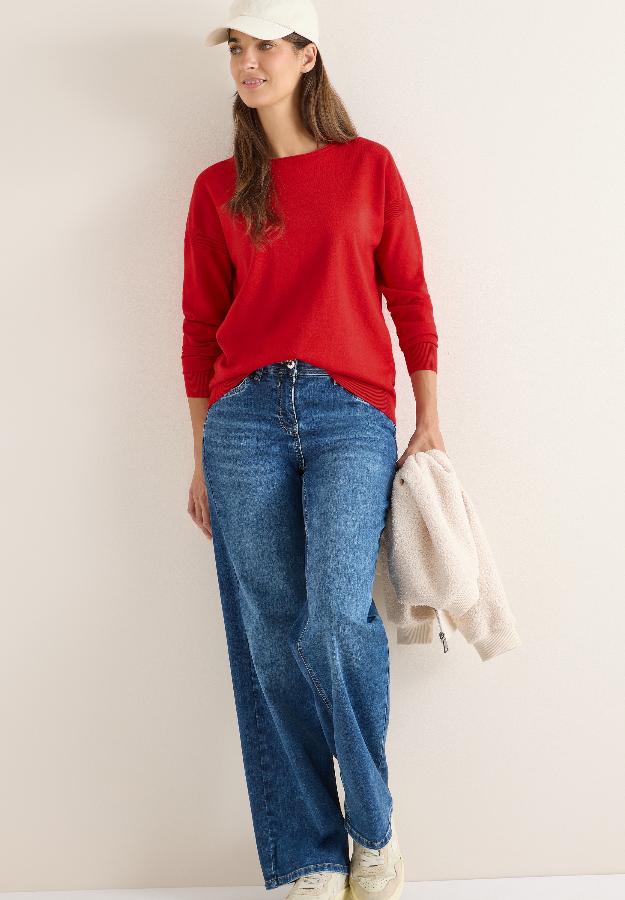 Cecil Strickpullover mit Strukturdetail