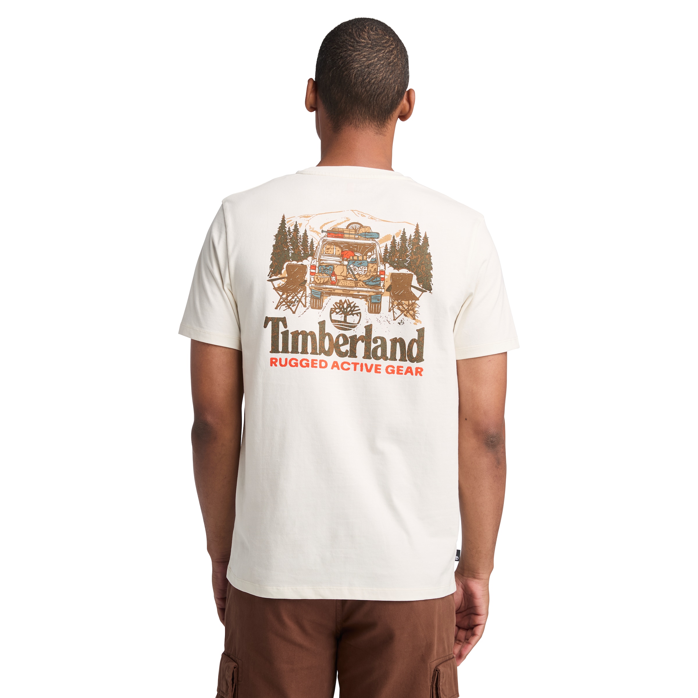 Timberland T-Shirt »Washed Back On the Road Graphic Te« sportlicher Stil, für sportliche Aktivitäten und Outdoor-Abenteuer