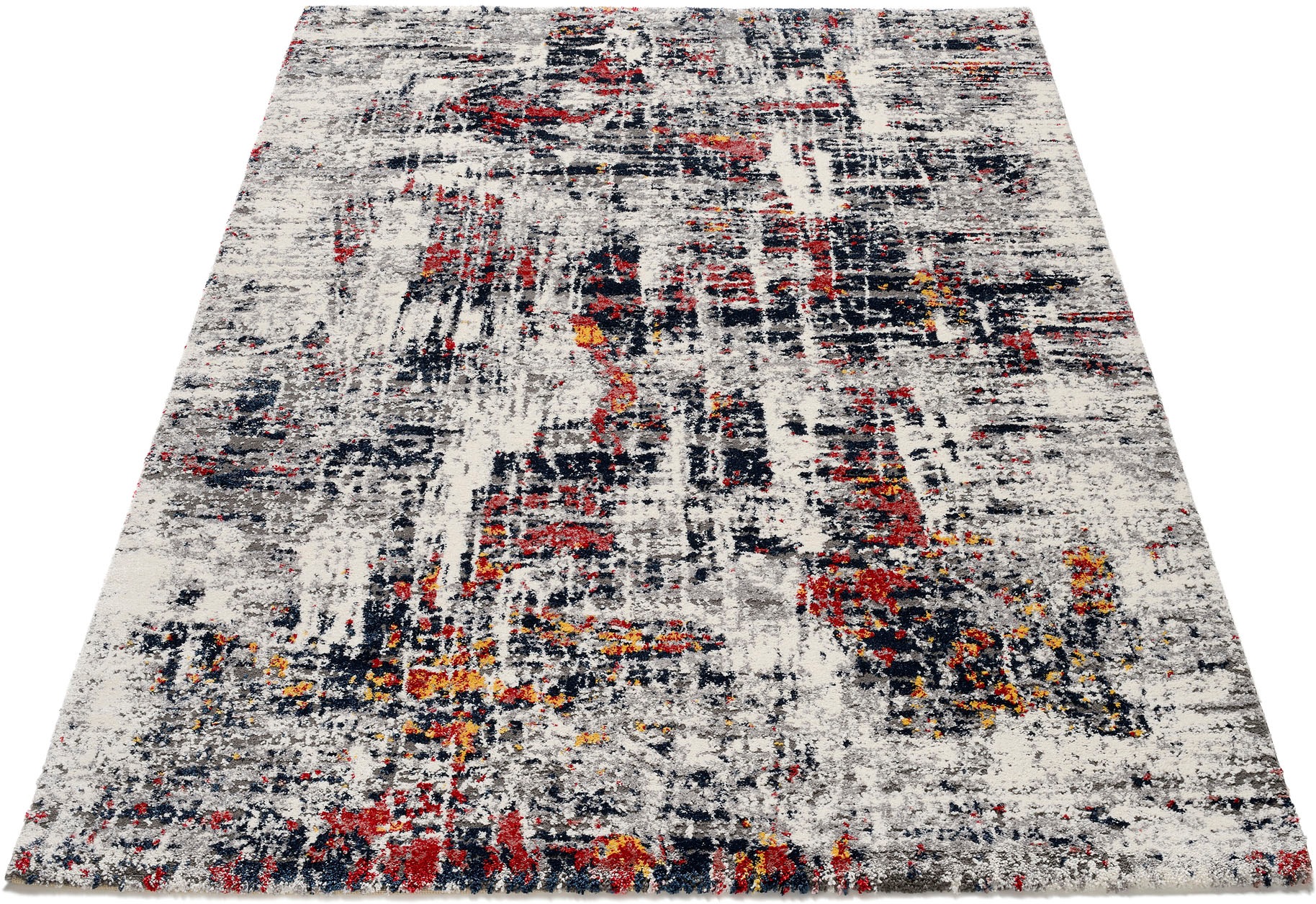 Image of OCI DIE TEPPICHMARKE Teppich "HIGH & LOW SIX" rechteckig 20 mm Höhe Hochflor, Langflor, 3D Hochtief-Optik, Wohnzimmer