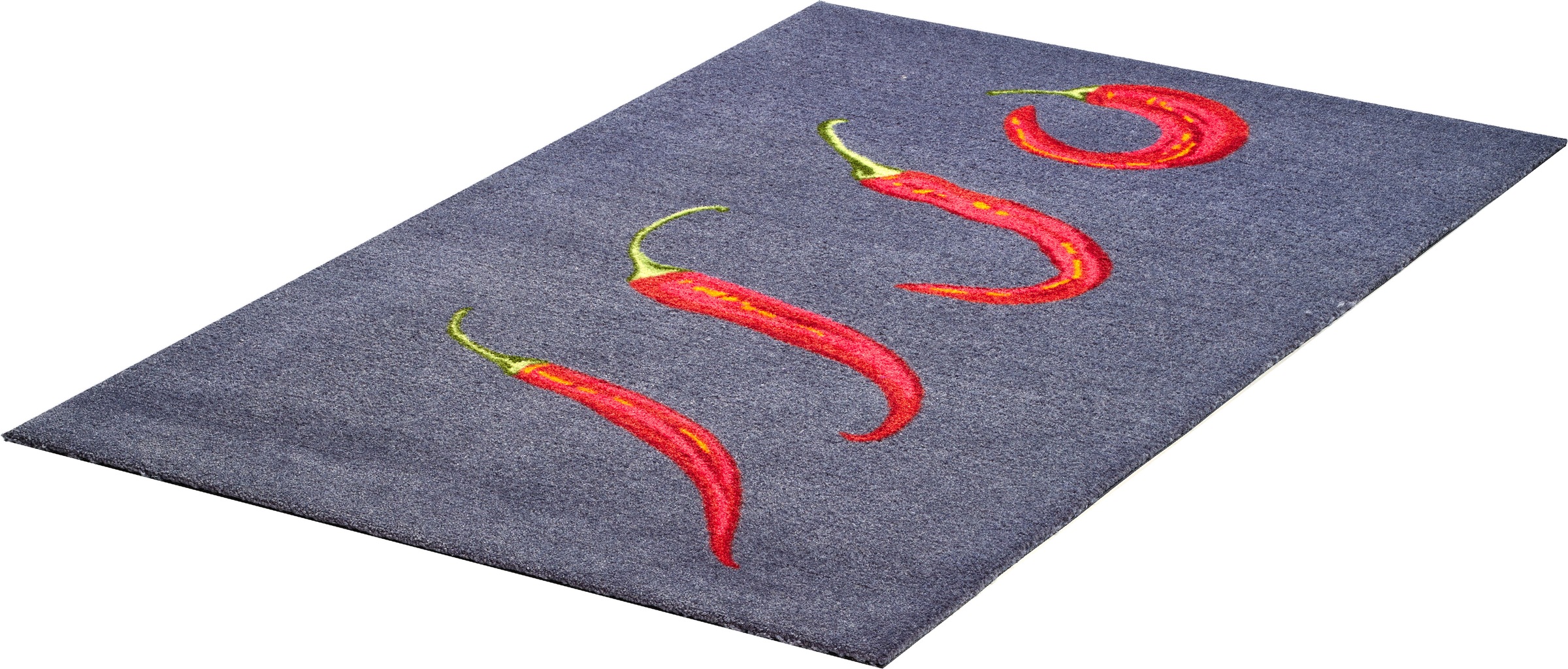 Image of Grund Teppich »Hot Chili«, rechteckig, 8 mm Höhe, Motiv Chilis, In- und Outdoor geeignet, idealer Teppich für Wohnzimmer, Esszimmer, Küche, Flur, Diele, Balkon bei Ackermann Versand Schweiz