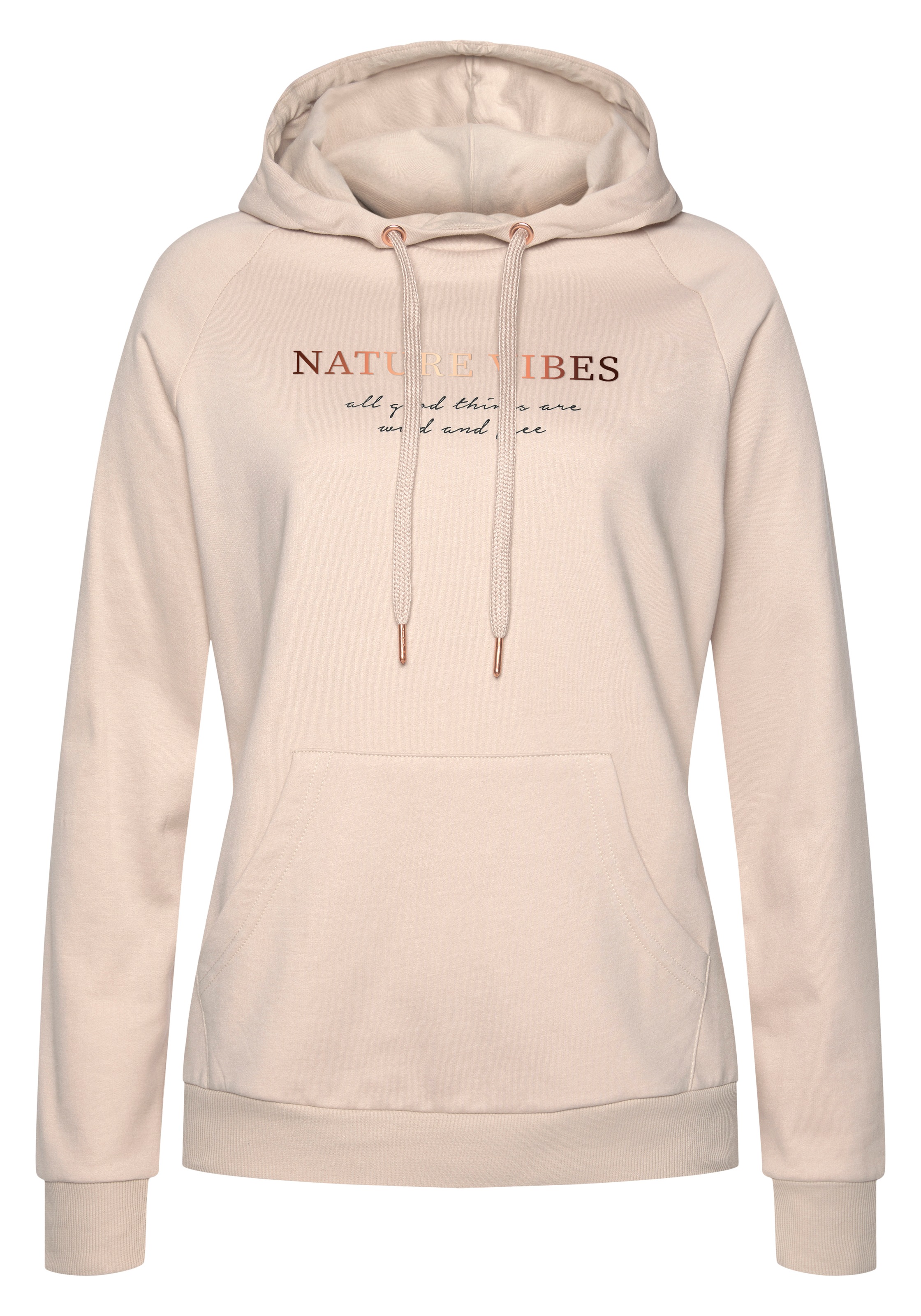 LASCANA Hoodie, mit Kängurutasche, Loungewear