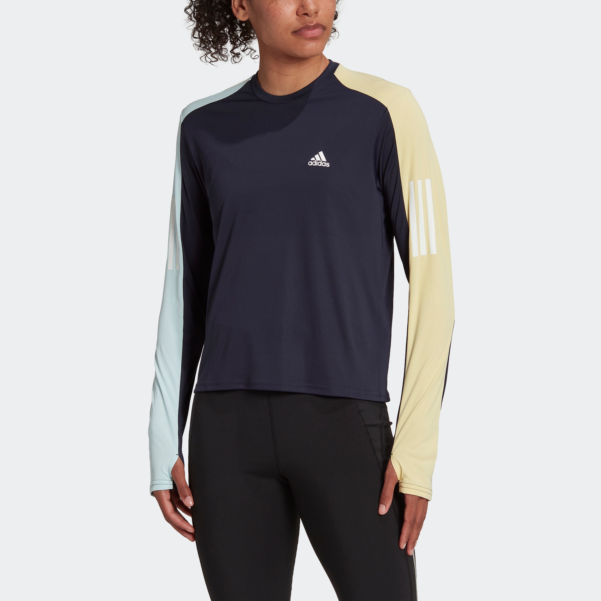 Image of adidas Performance Laufshirt »OWN THE RUN COLORBLOCK RUNNING LONGSLEEVE« bei Ackermann Versand Schweiz