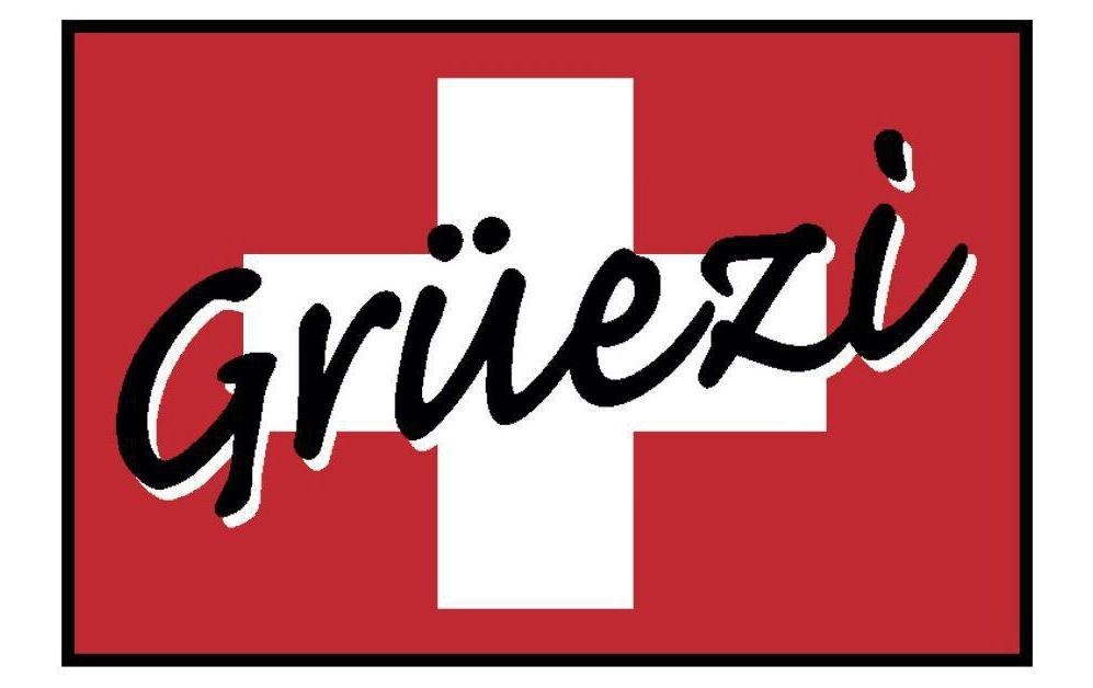 Image of wash+dry by Kleen-Tex Fussmatte "Grüezi Fussmatte" quadratisch