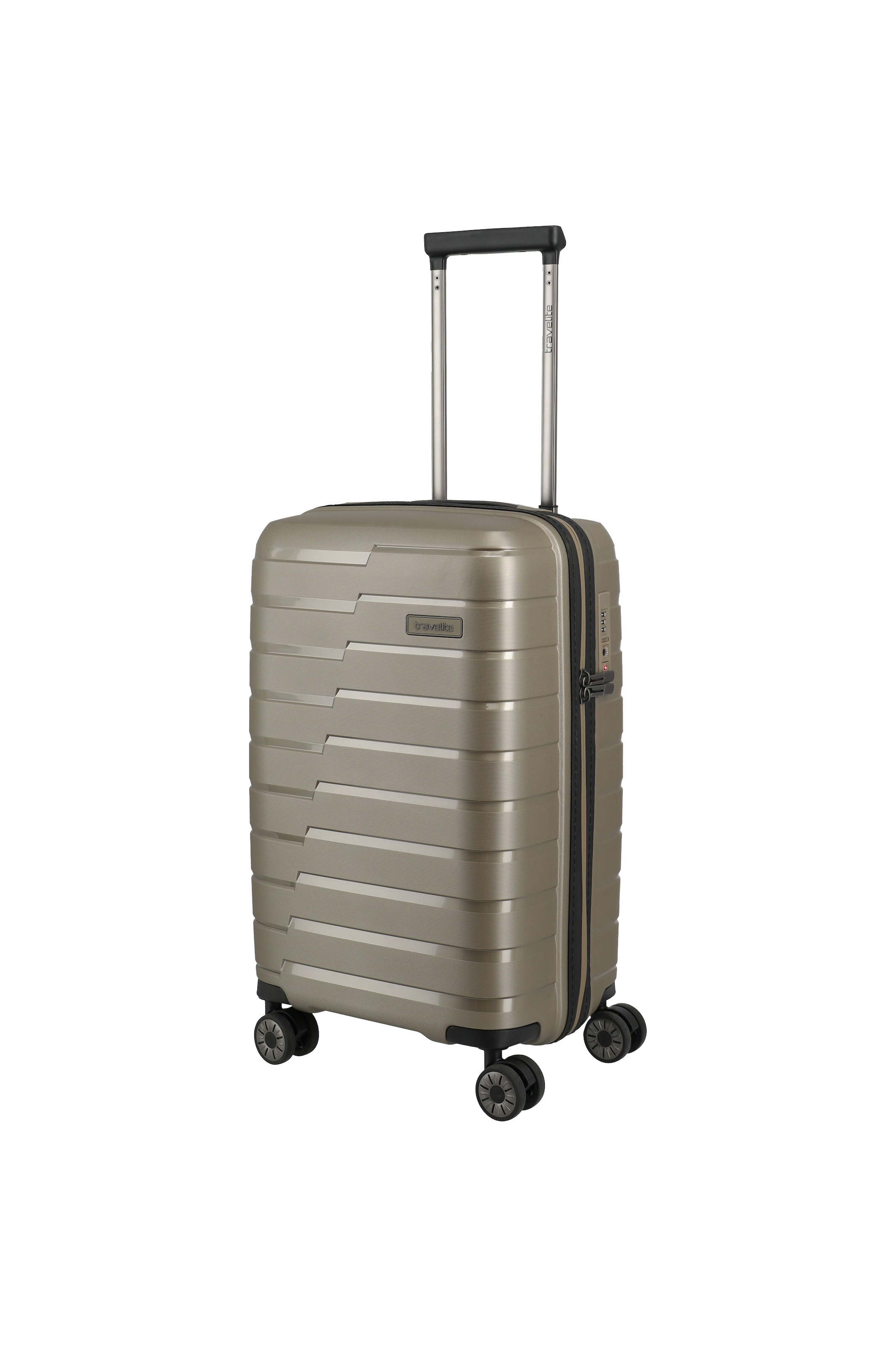 travelite Trolley »AIR BASE Reisekoffer Hartschale« 35 litre 4 Rollen Matériau résistant et agencement intérieur intelligent