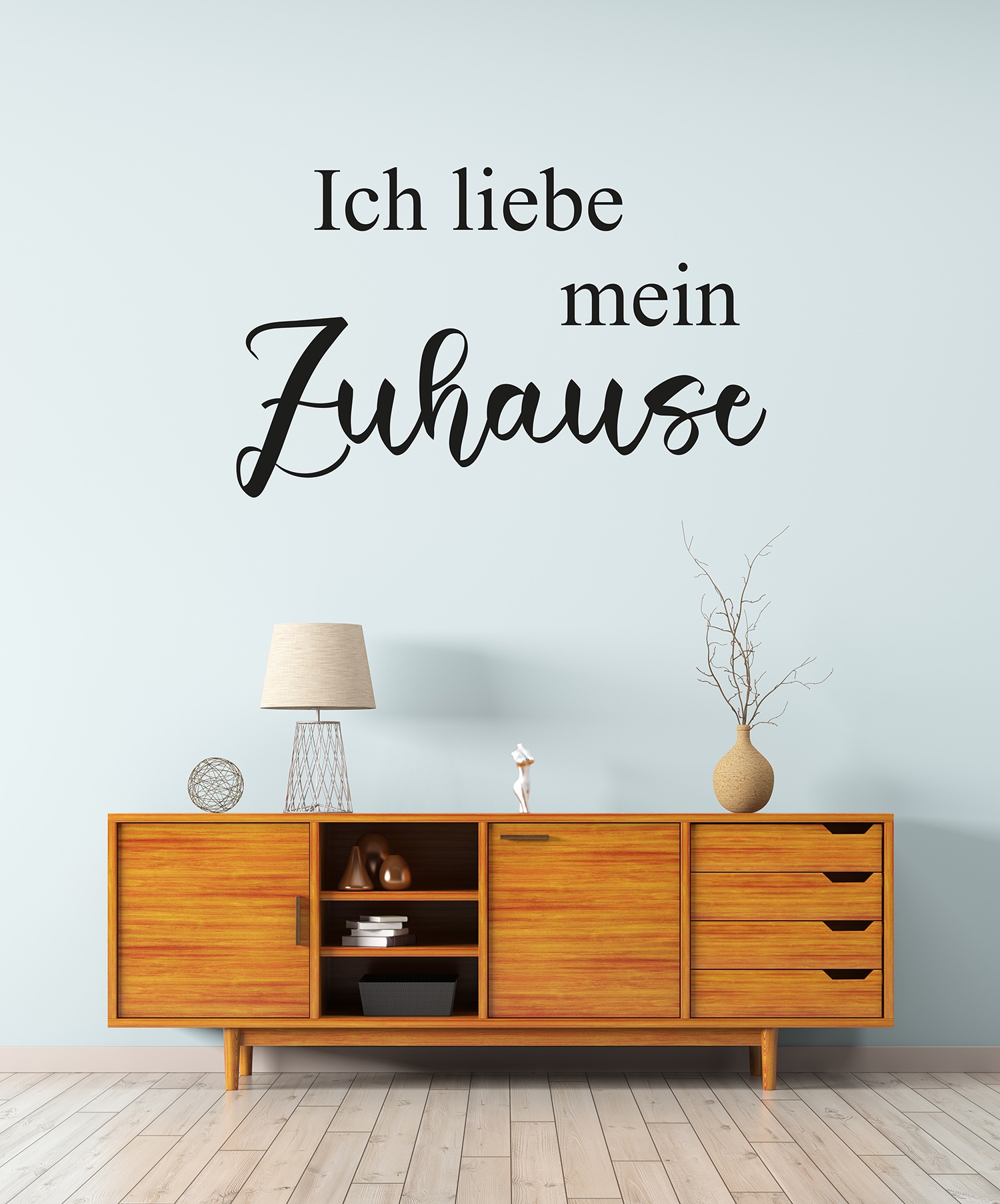 my home Wandtattoo »Ich liebe mein Zuhause«, (1 St.), Wandaufkleber, selbstklebend, rückstandslos abziehbar