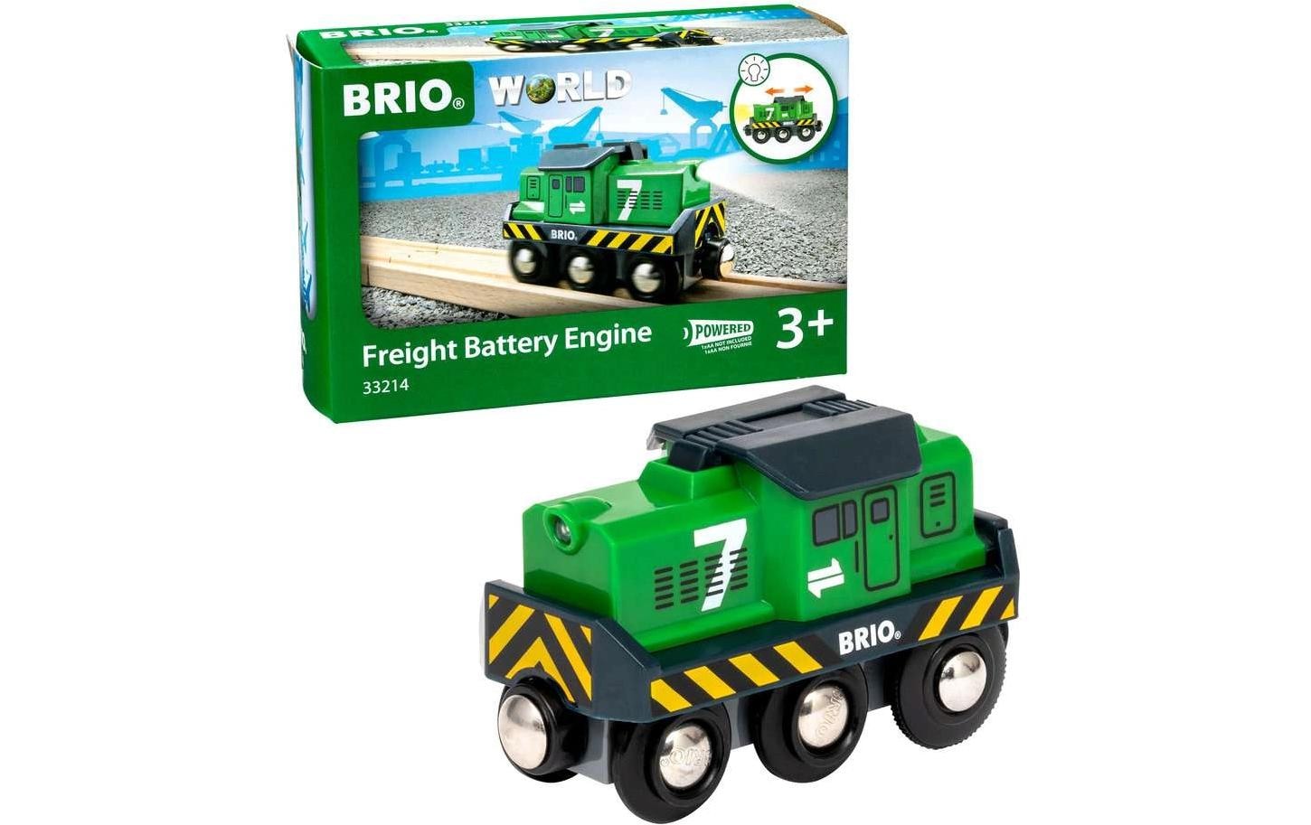 BRIO® Locomotive de train jouet »BRIO Batterie-Frachtlok«