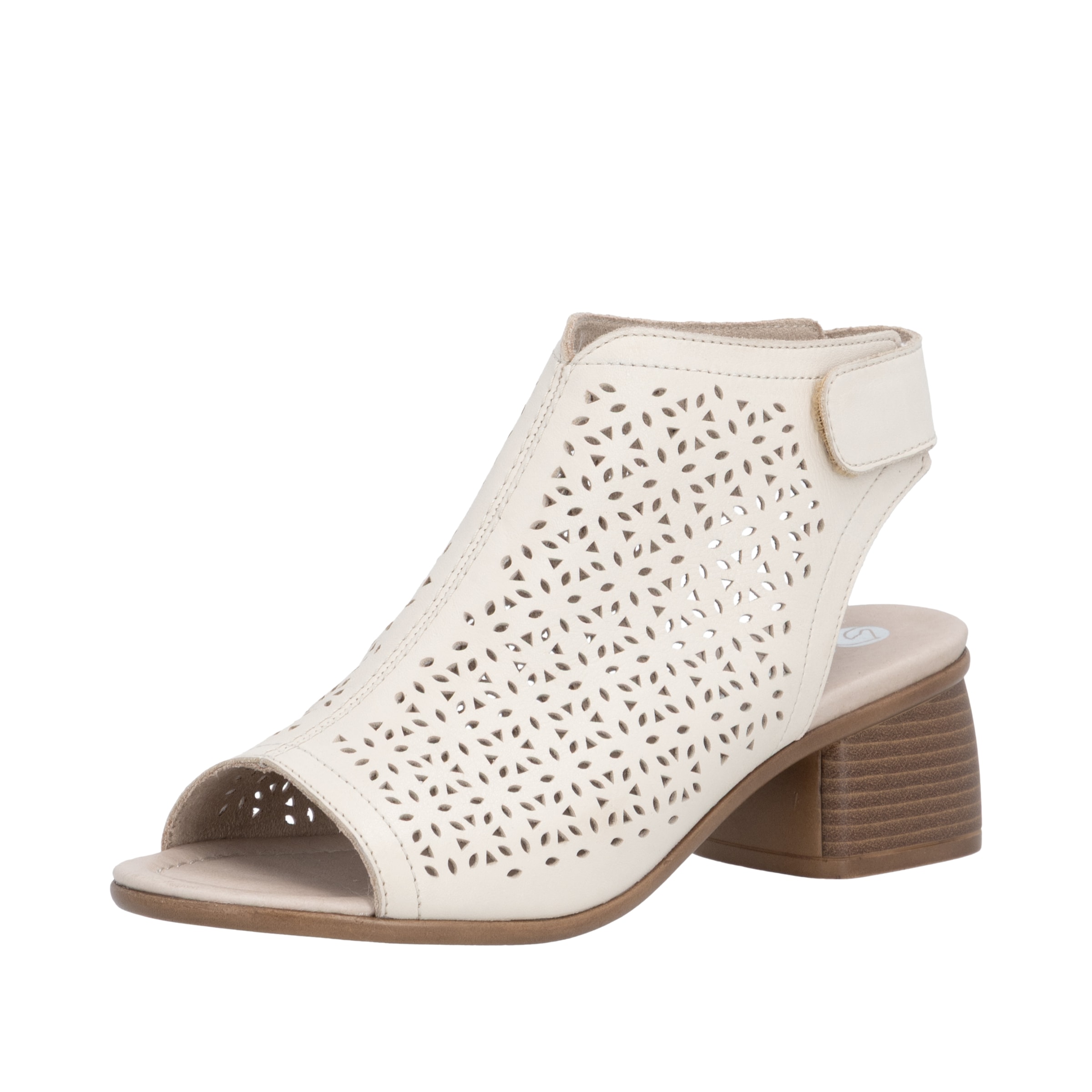 Image of Remonte Schaftsandalette Sommerschuh mit Blockabsatz und Klettriemchen an der Ferse