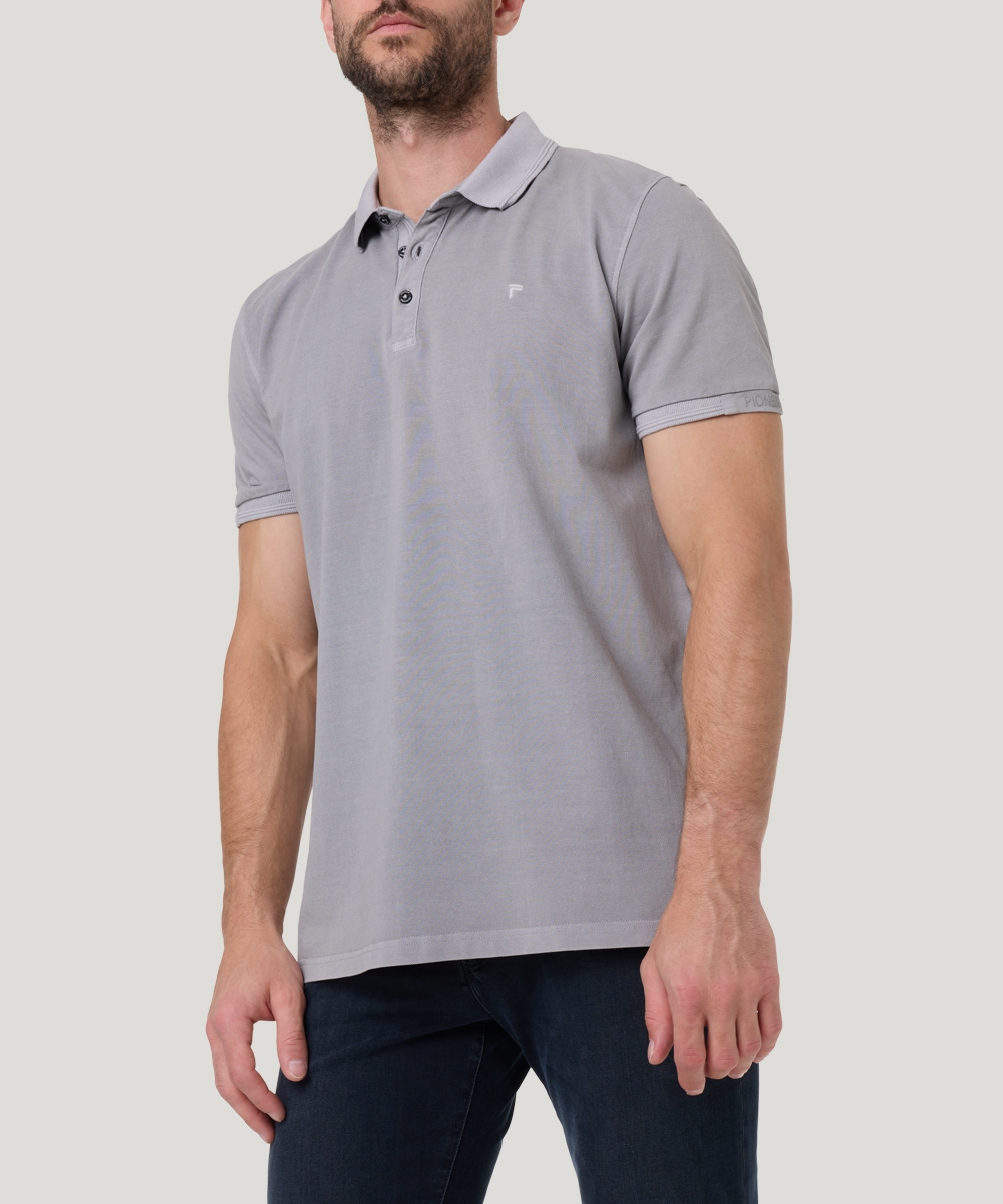 Pioneer Authentic Jeans Poloshirt, mit Logostickerei