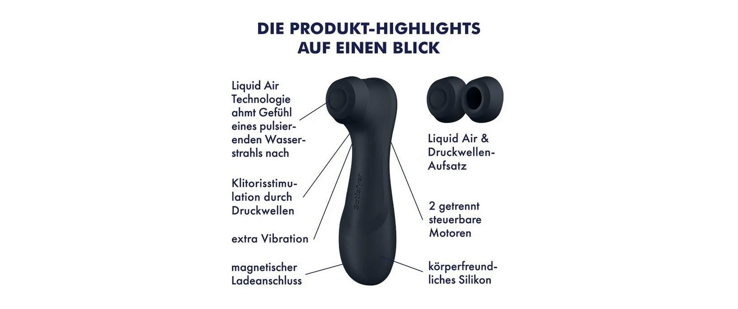 Satisfyer Vibrator »Pro 2 Generation 3 schwarz«