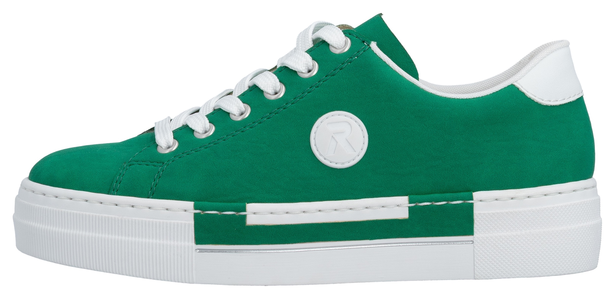 Rieker Sneakers  , Freizeitschuh, Halbschuh, Schnürschuh mit Plateausohle