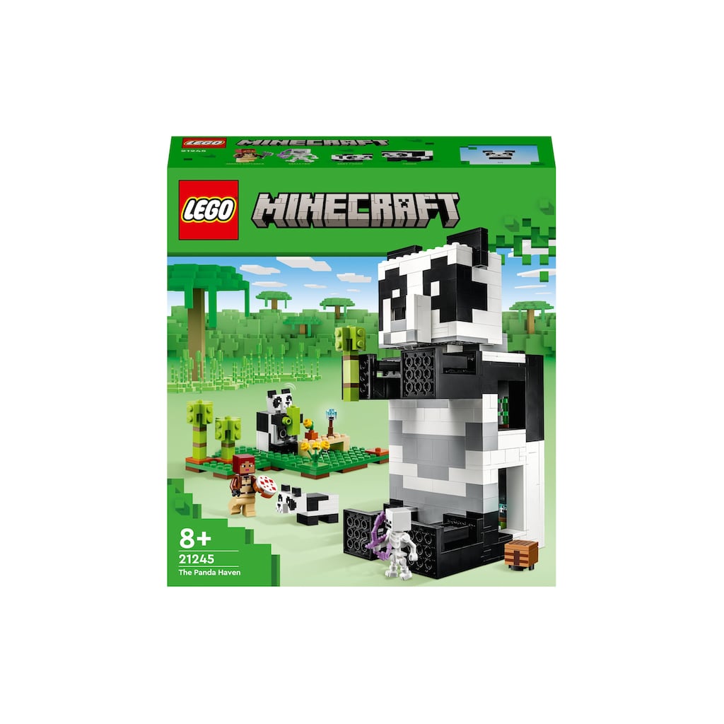 LEGO® Konstruktionsspielsteine »Das Pandahaus«, (553 St.)