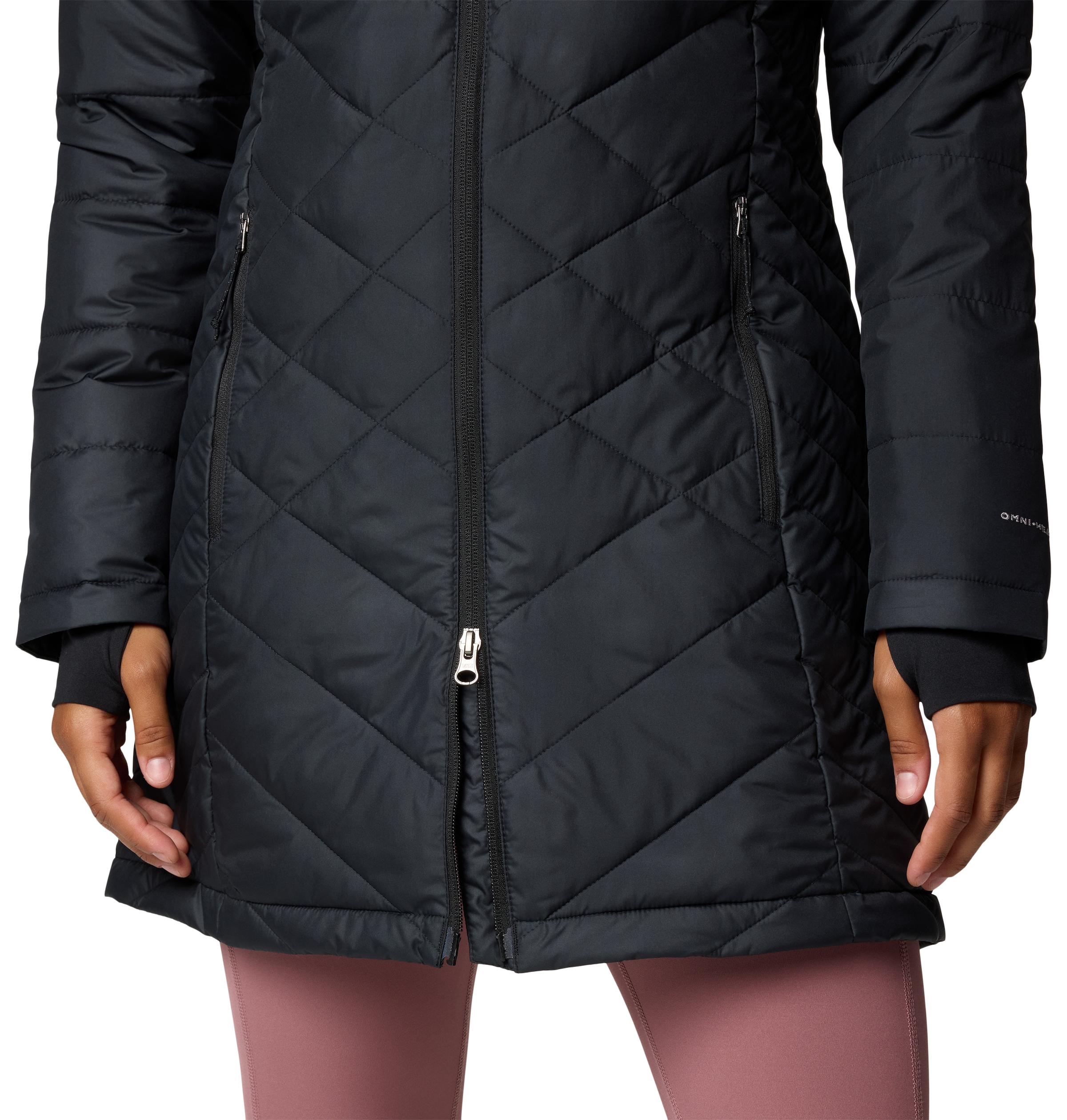 Columbia Steppmantel »HEAVENLY LONG HOODED JACKET«, (1 tlg.)