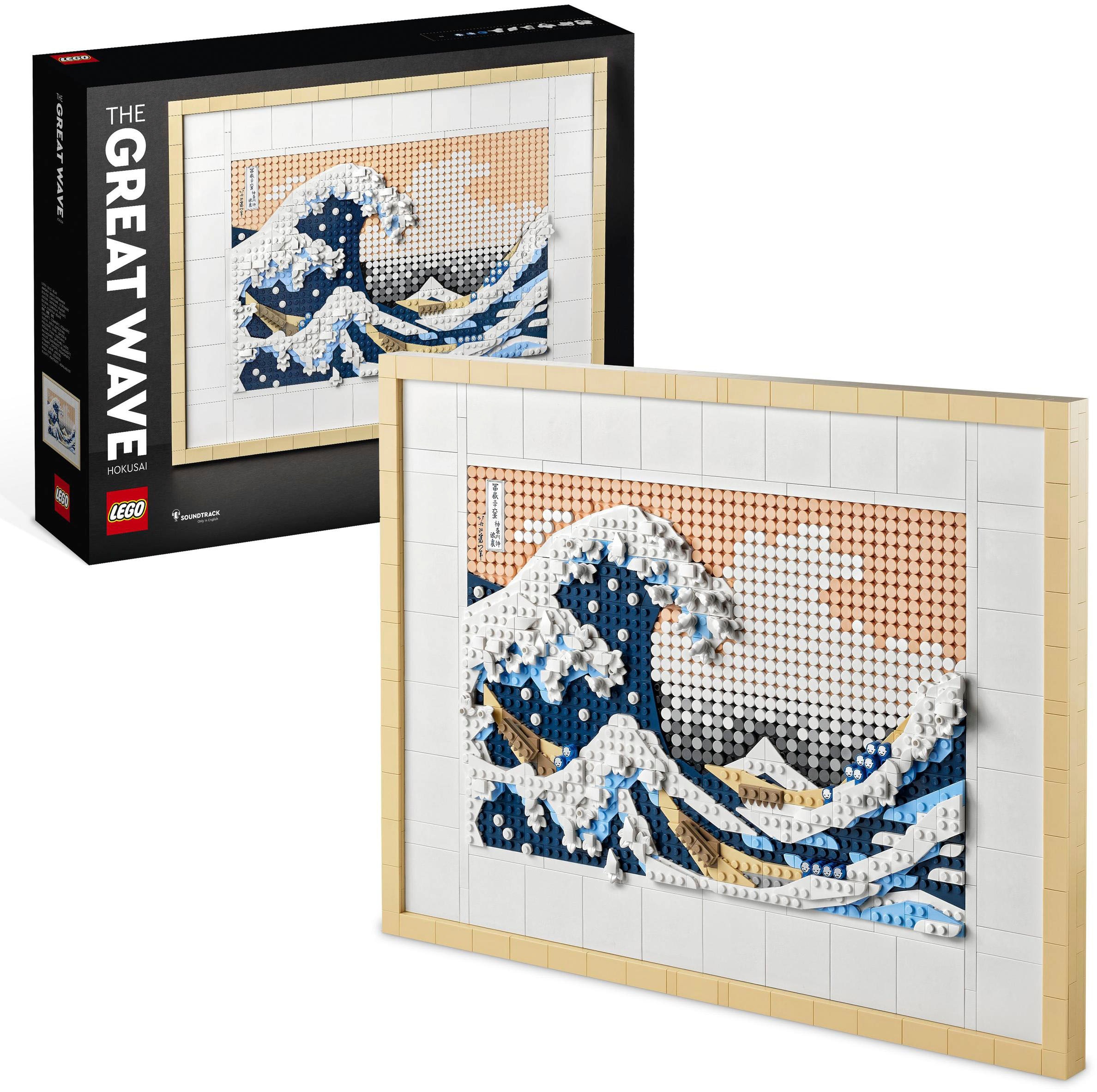 Konstruktionsspielsteine »Hokusai – Grosse Welle (31208), LEGO® Art«, (1810 St.)