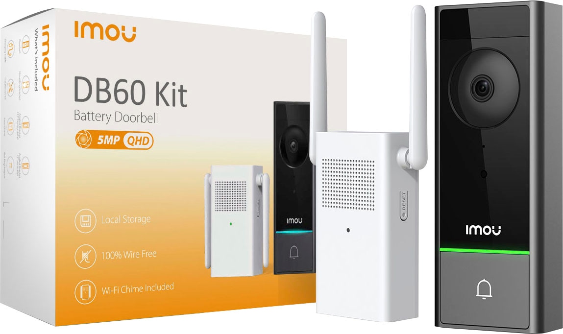 Imou Überwachungskamera »Smart Kamera-Türklingel DB60 Kit« Aussenbereich