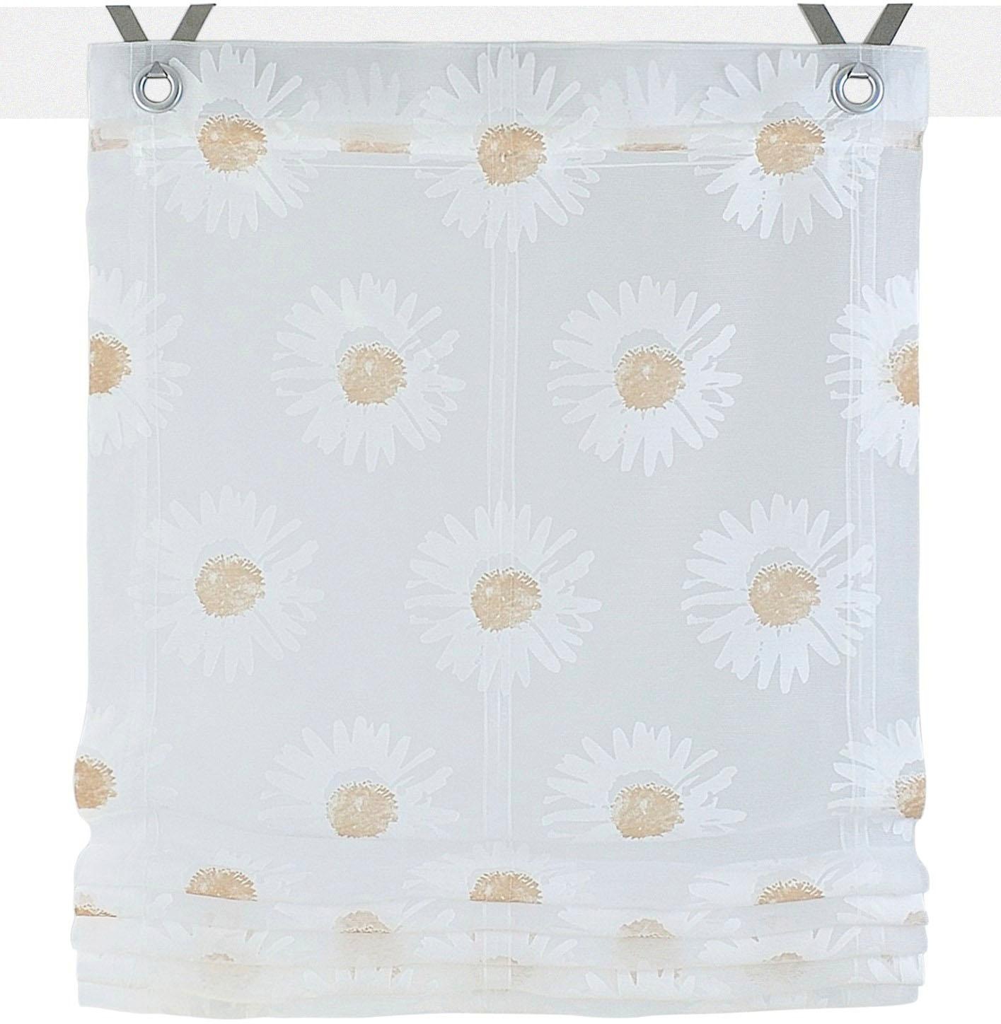 Image of Kutti Raffrollo »Daisy«, mit Hakenaufhängung, ohne Bohren, freihängend, Montag ohne Bohren und Schrauben bei Ackermann Versand Schweiz