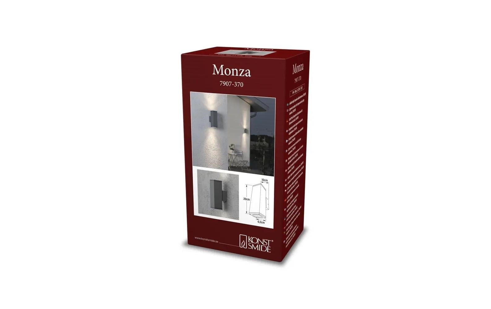KONSTSMIDE Aussen-Wandleuchte »Wandleuchte Monza mit doppeltem Lichtkegel« GU10