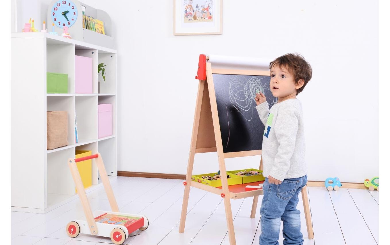 Spielba Tableau magnétique »Maltafel mit Papier und Kreiden«