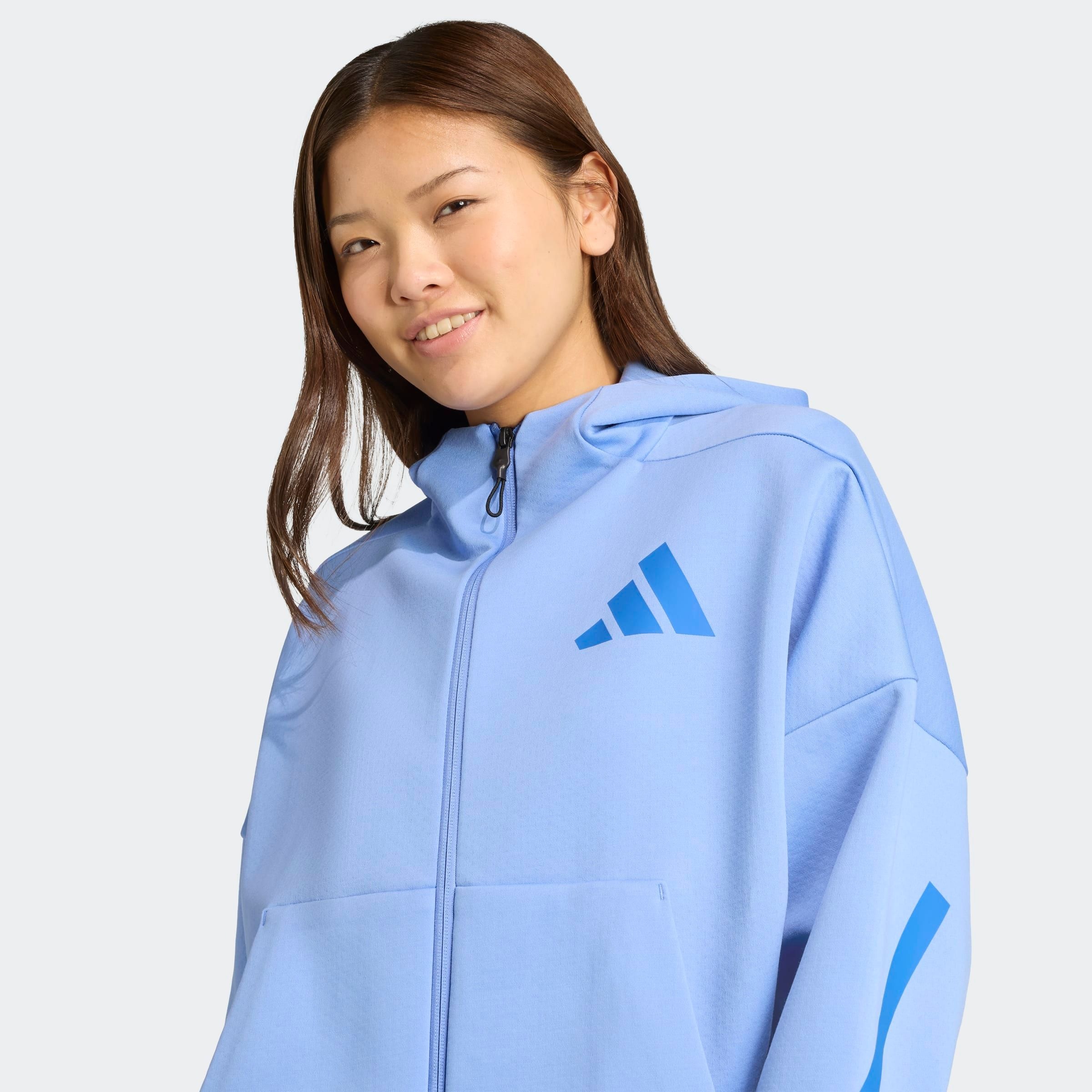 adidas Sportswear Kapuzensweatshirt »W Z.N.E. FZ«