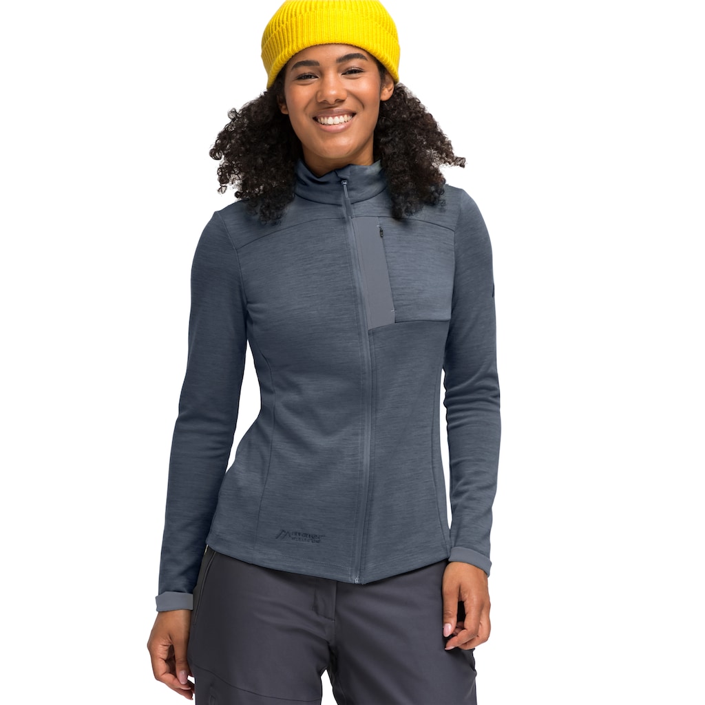 Maier Sports Funktionsshirt »Skutvik W«, Midlayer-Jacke für Damen, ideal für Outdoor-Aktivitäten