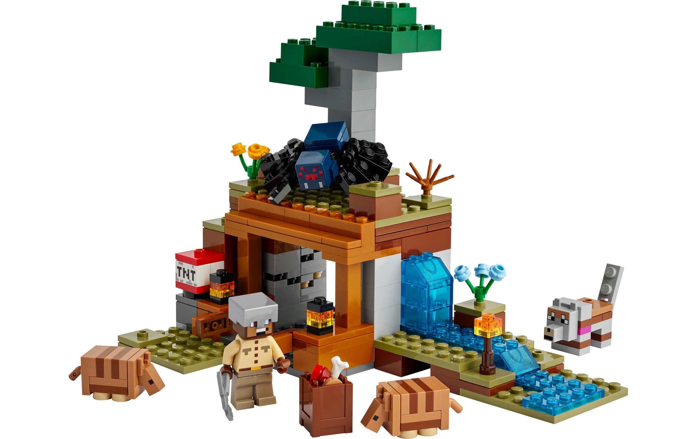 LEGO® Spielbausteine »Minecraft Die Expedition zur Gürteltiermine 21269«, (247 St.)