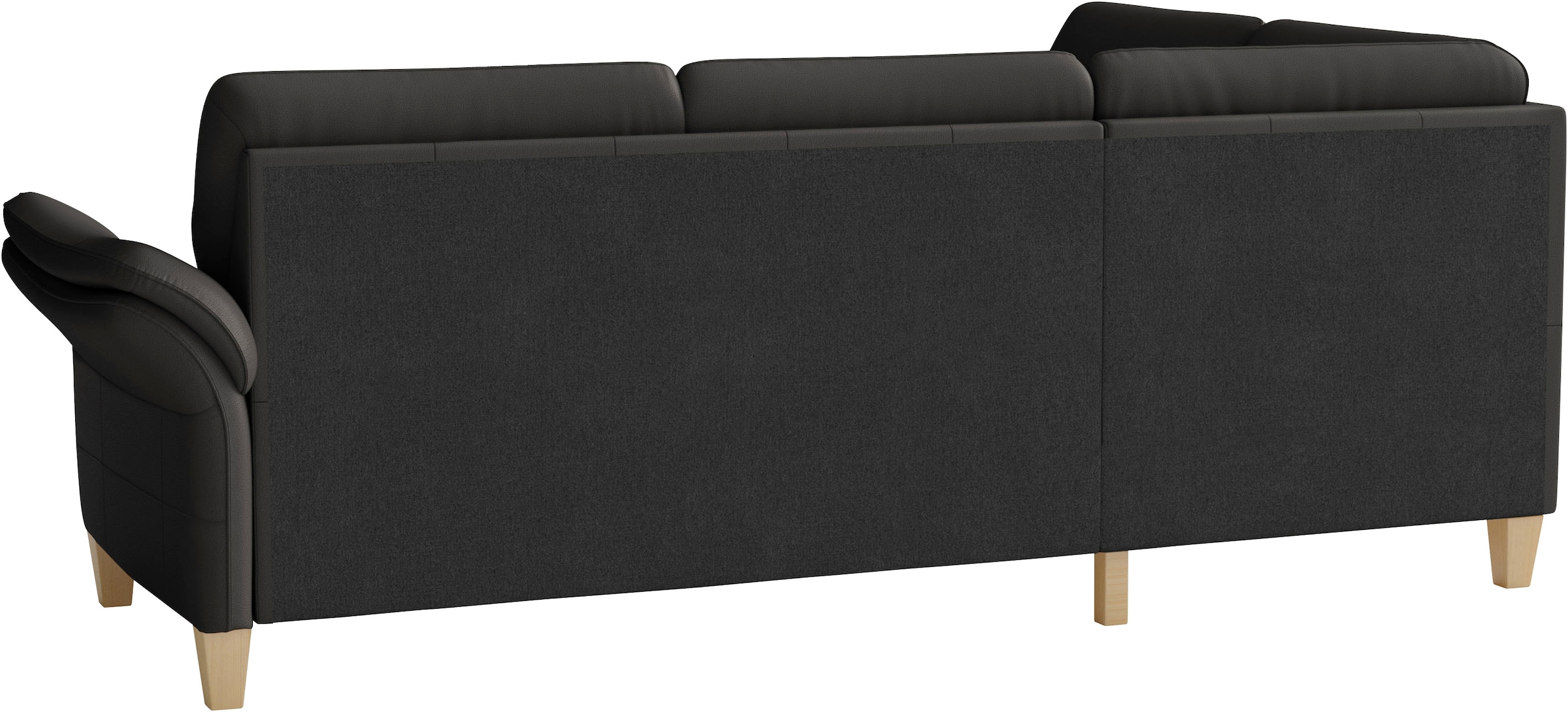 sit&more Ecksofa »Pamela L-Form, Leder, B: 218 cm« optional Armteilverstellung, Schlaffunktion & Bettkasten