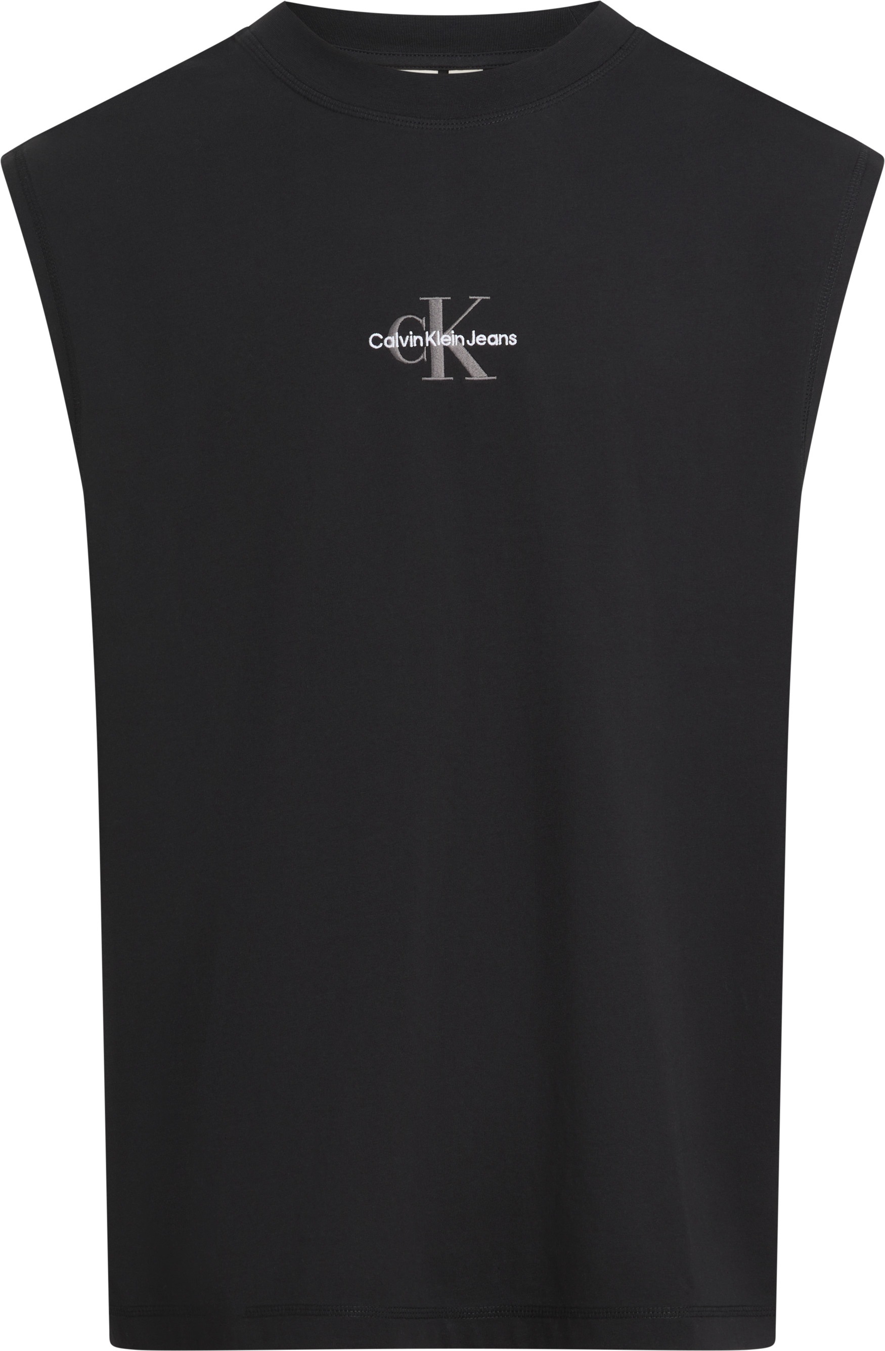 Calvin Klein Jeans Rundhalsshirt »MONOLOGO SLEEVELESS TEE«, mit Logostickerei