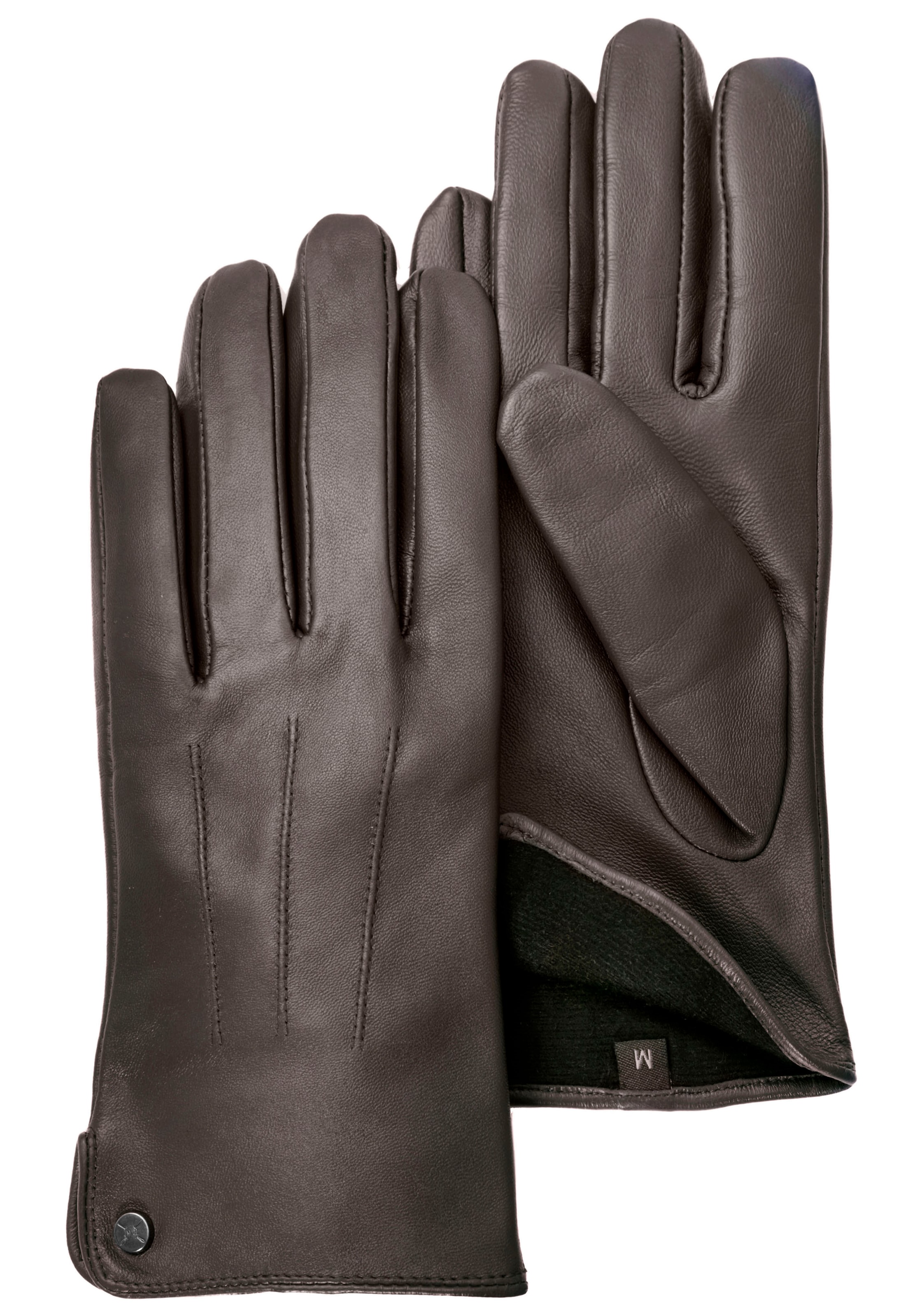 Image of PEARLWOOD Lederhandschuhe Seitenschlitze für komfortables Anziehen