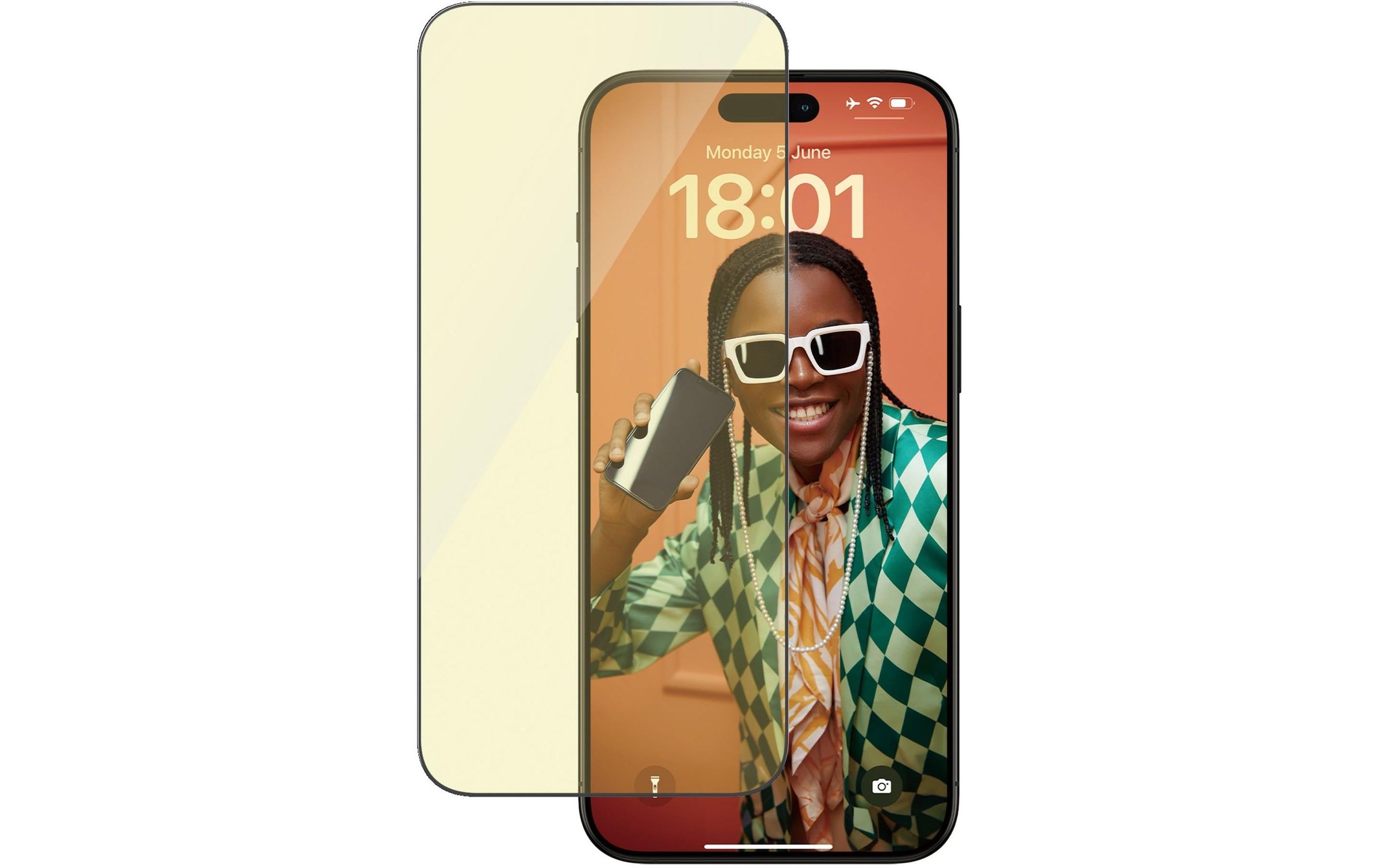 PanzerGlass Displayschutzglas »Anti Reflective iPhone 15 Pro Max«, für iPhone 15 Pro Max, (1 St.)