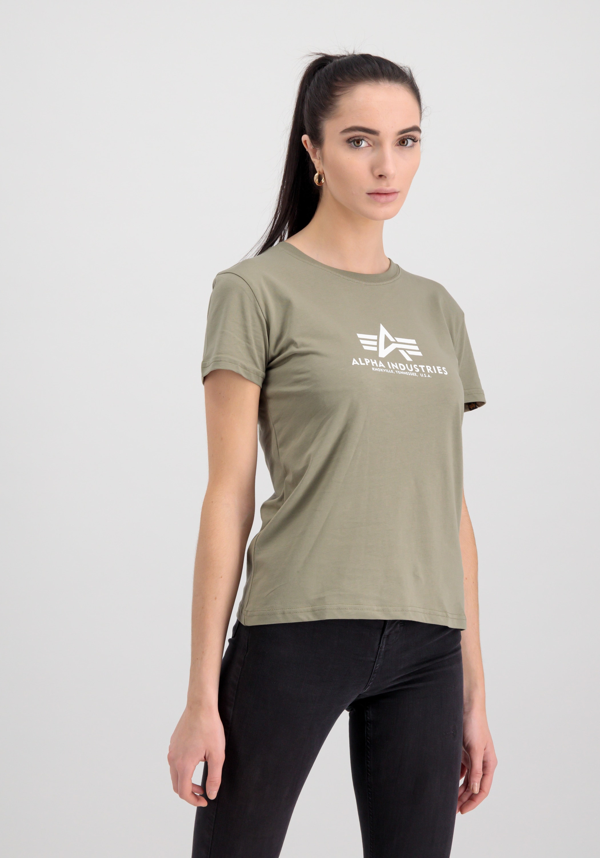 Alpha Industries T-Shirt »Alpha Industries Women - T-Shirts New Basic T-Shirt BL W«