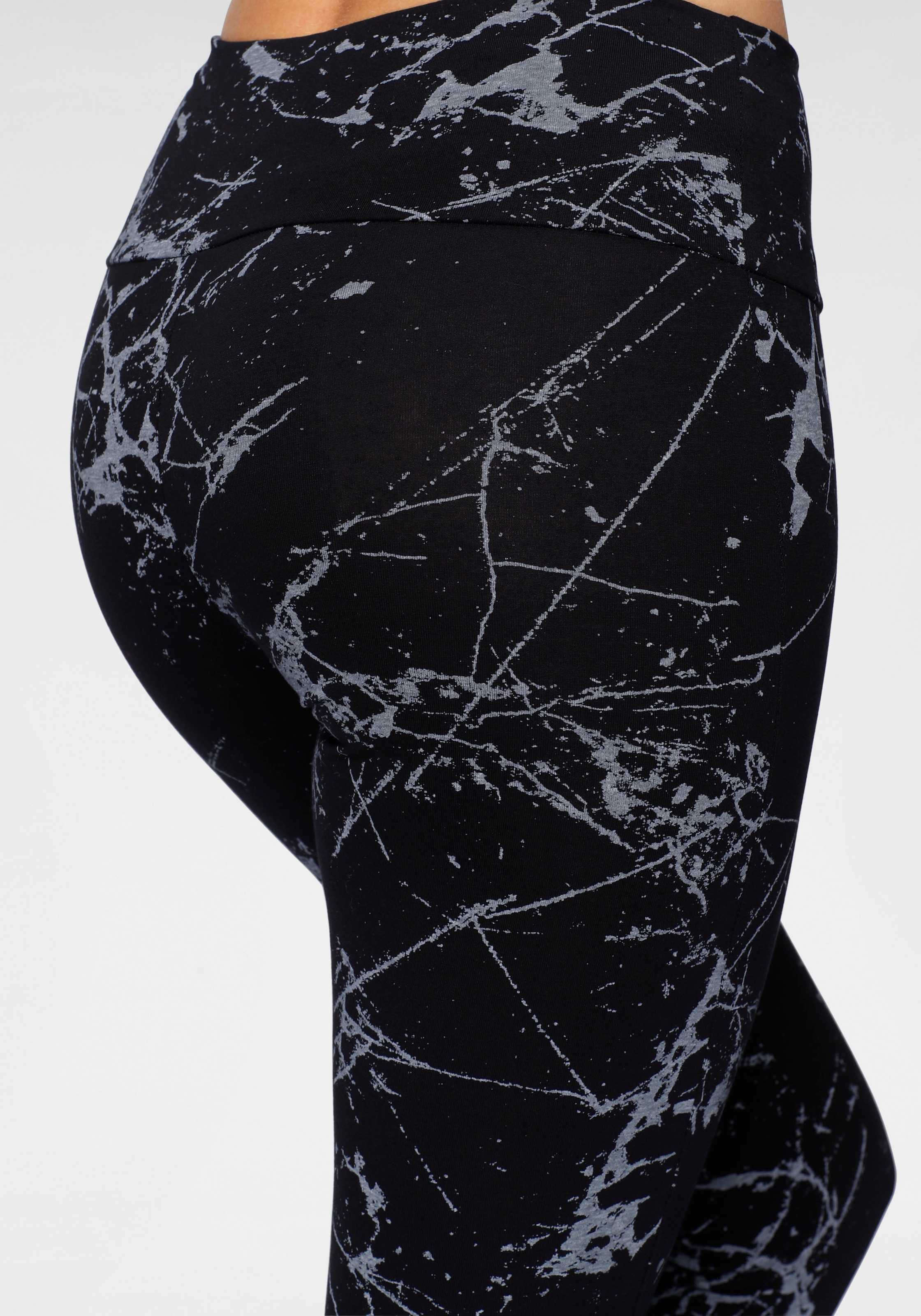 Onyx Black Marble Leggings