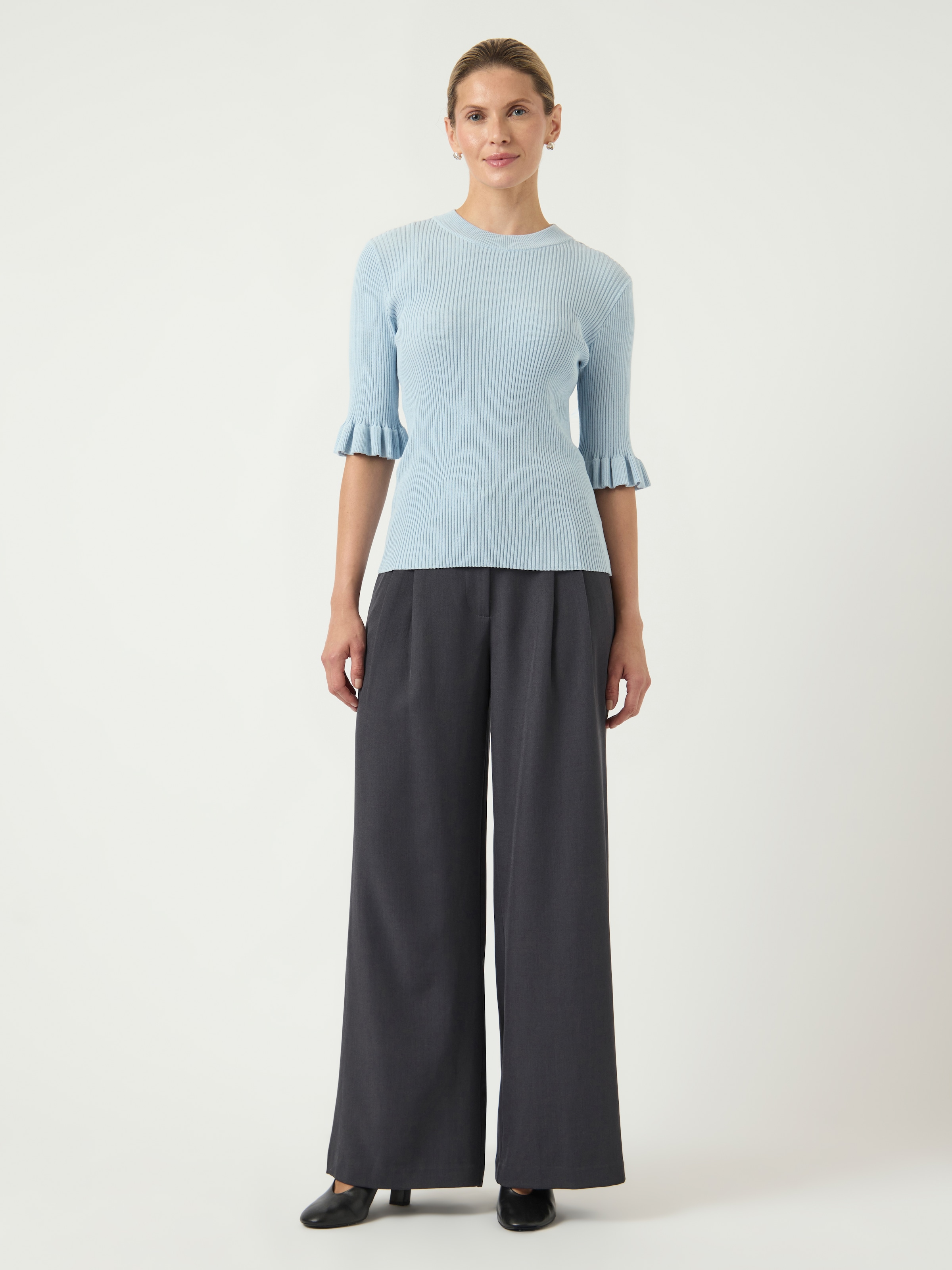 Y.A.S Pull à col rond »YASMIKLA SS KNIT TOP S. NOOS«